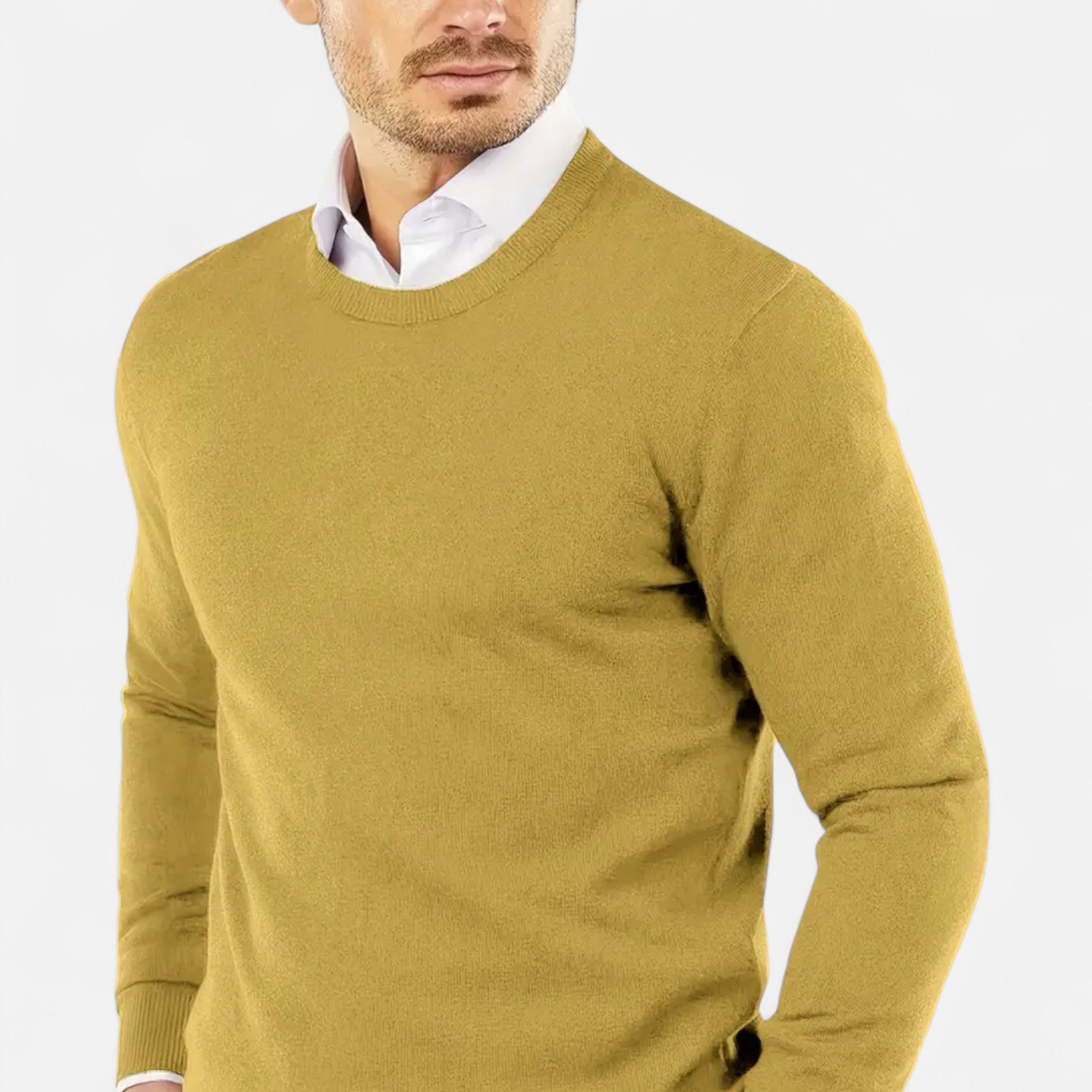 Eldemont | Men’s Cashmere-Blend Crew Pullover