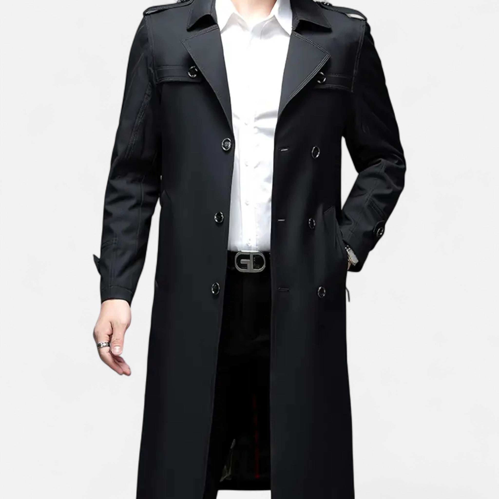 Eldemont | Men's Double Breasted Trenchcoat