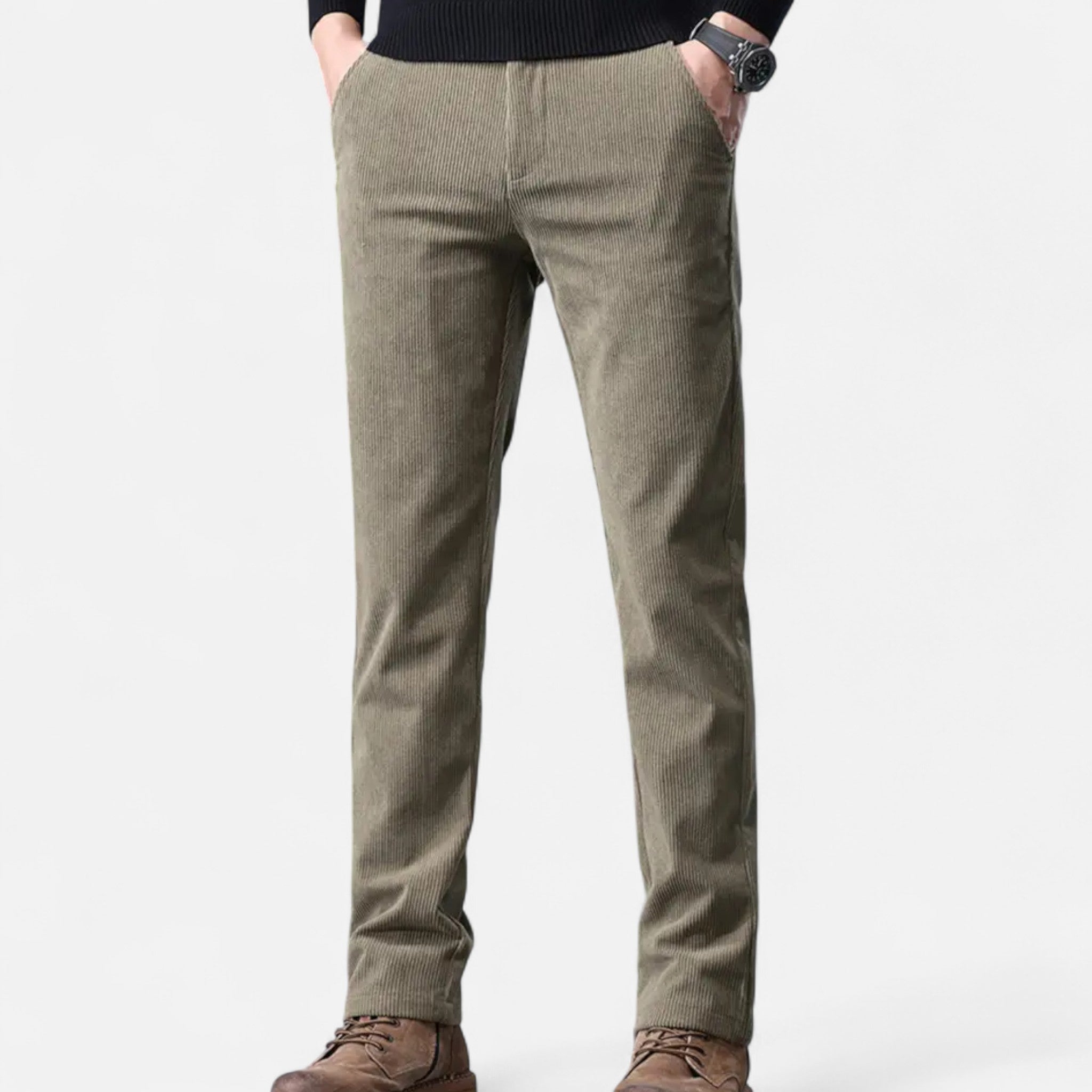 Eldemont | Men’s Classic Straight Leg Corduroy Pants