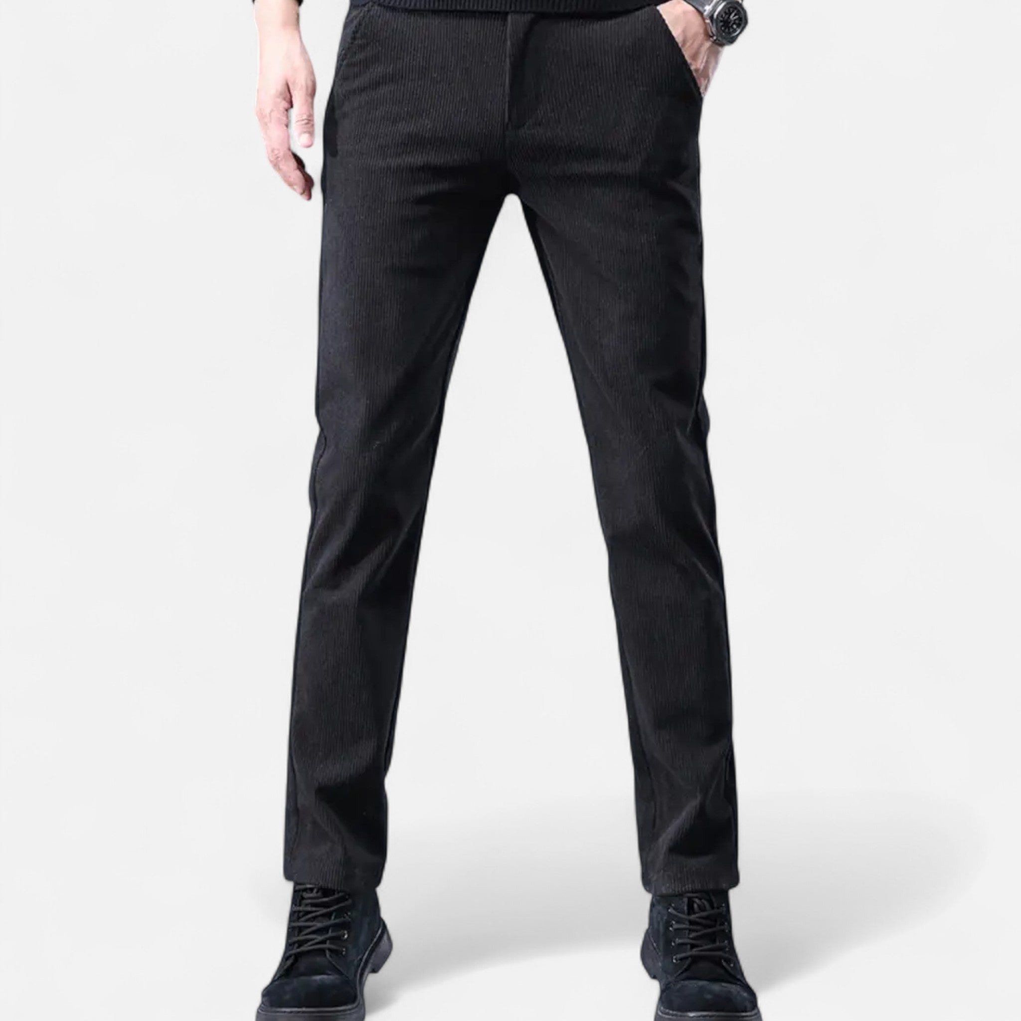 Eldemont | Men’s Classic Straight Leg Corduroy Pants