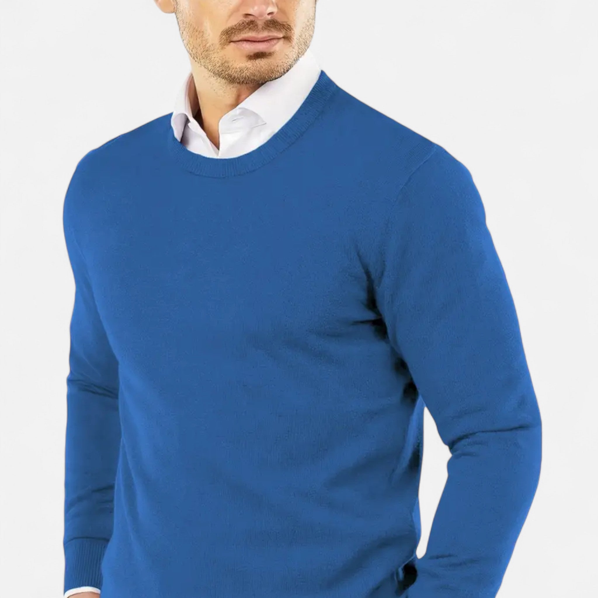 Eldemont | Men’s Cashmere-Blend Crew Pullover