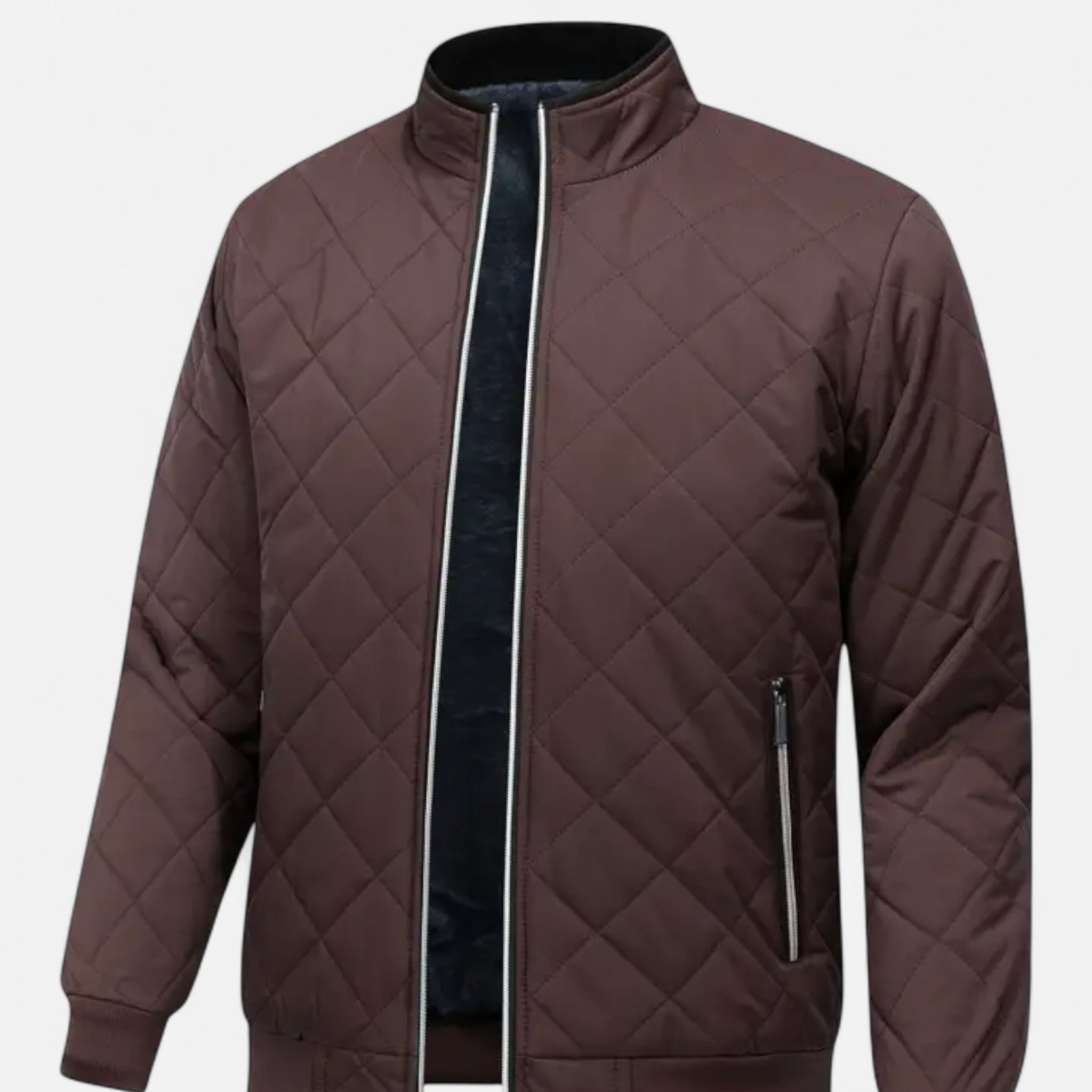 Eldemont | Men's Quilted Fleece-Lined Winter Jacket