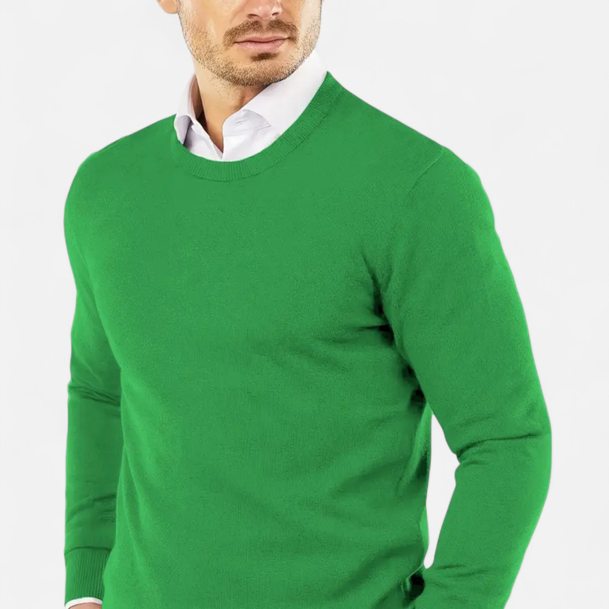 Eldemont | Men’s Cashmere-Blend Crew Pullover