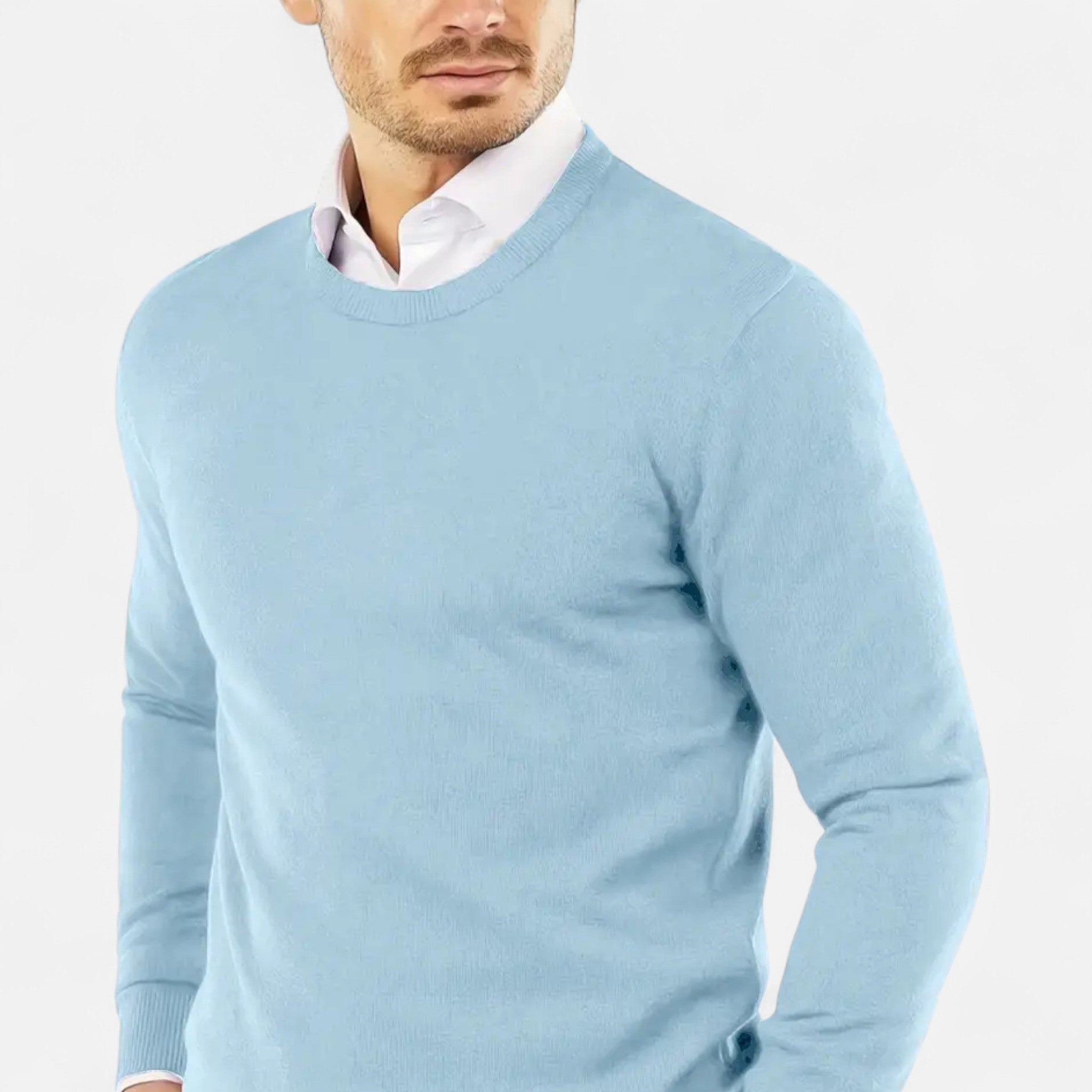 Eldemont | Men’s Cashmere-Blend Crew Pullover