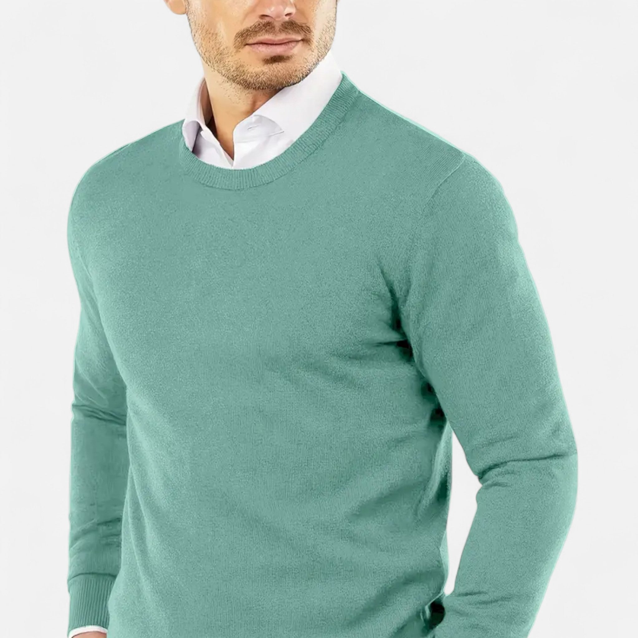Eldemont | Men’s Cashmere-Blend Crew Pullover