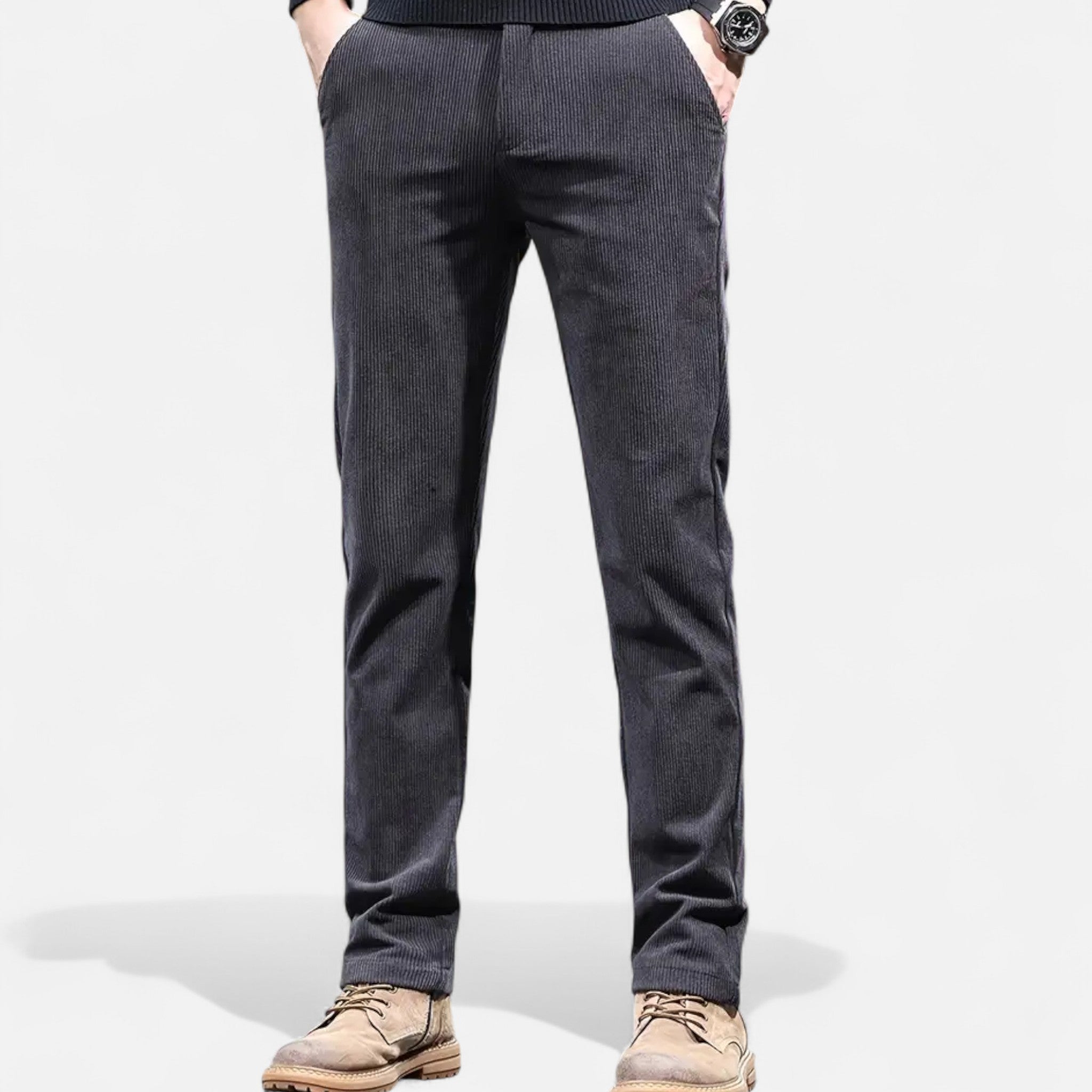 Eldemont | Men’s Classic Straight Leg Corduroy Pants