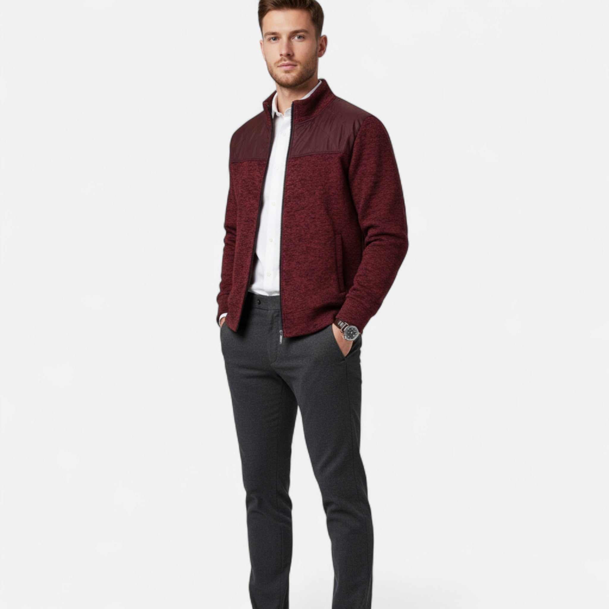Eldemont | Men's Quilted Blocking Jacket