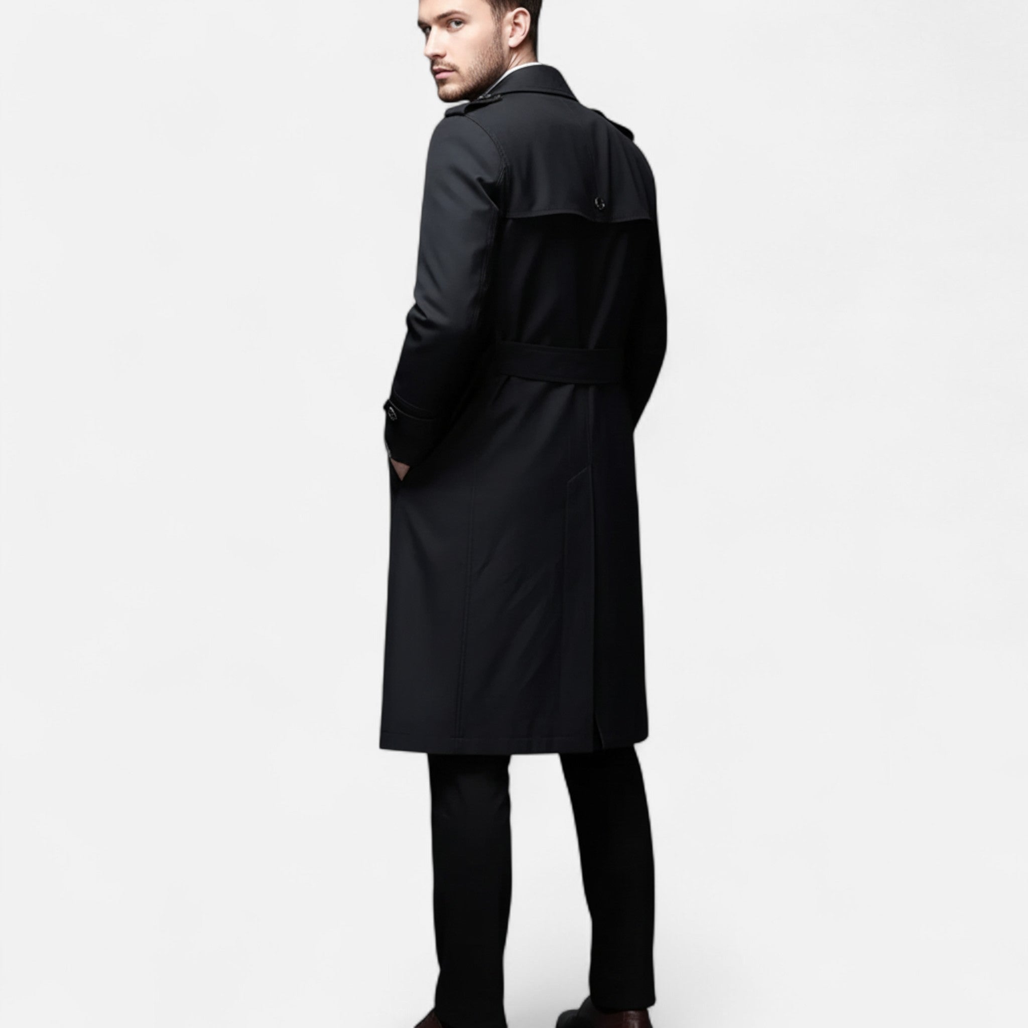 Eldemont | Men's Double Breasted Trenchcoat