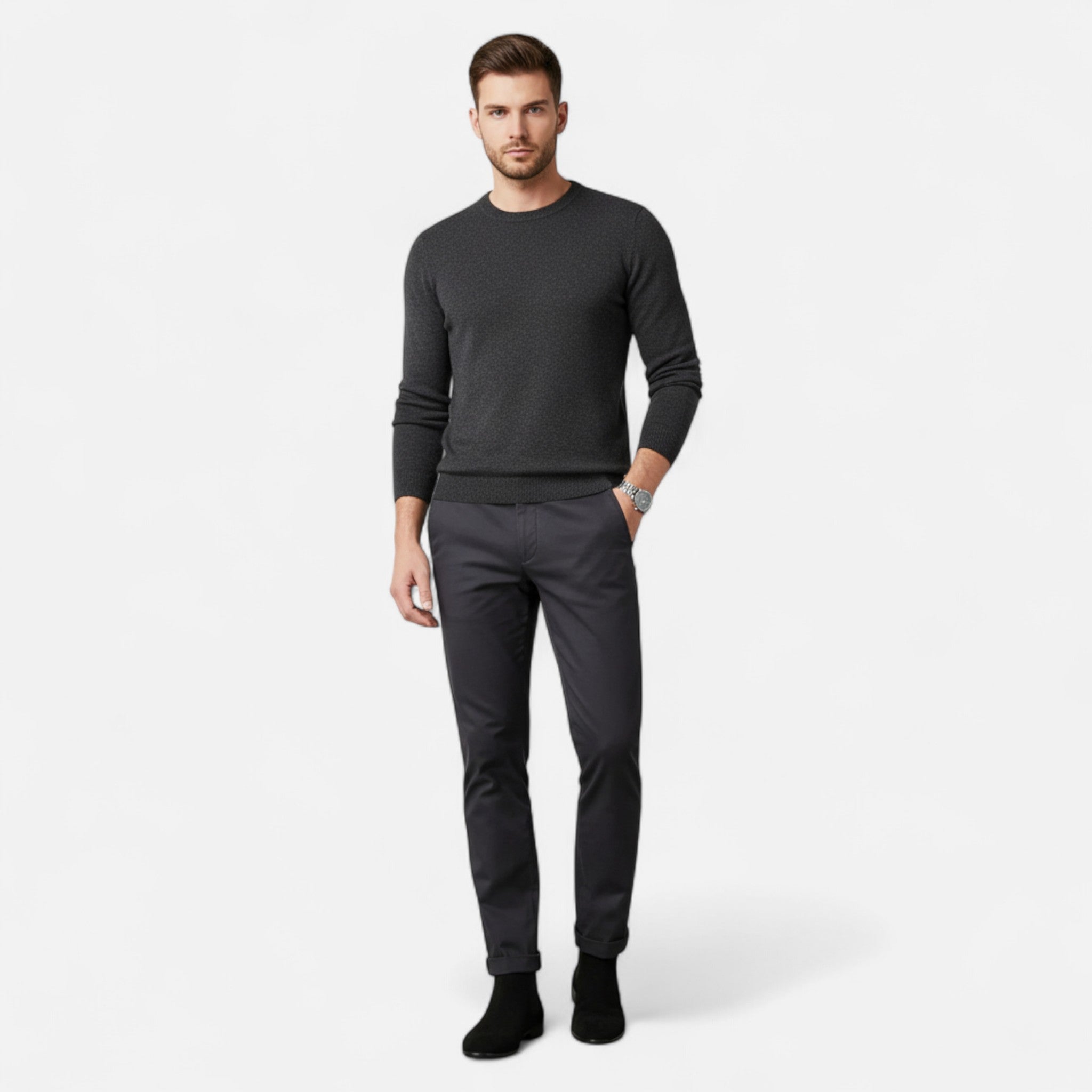 Eldemont | Men’s Elastic Chelsea Ankle Boots