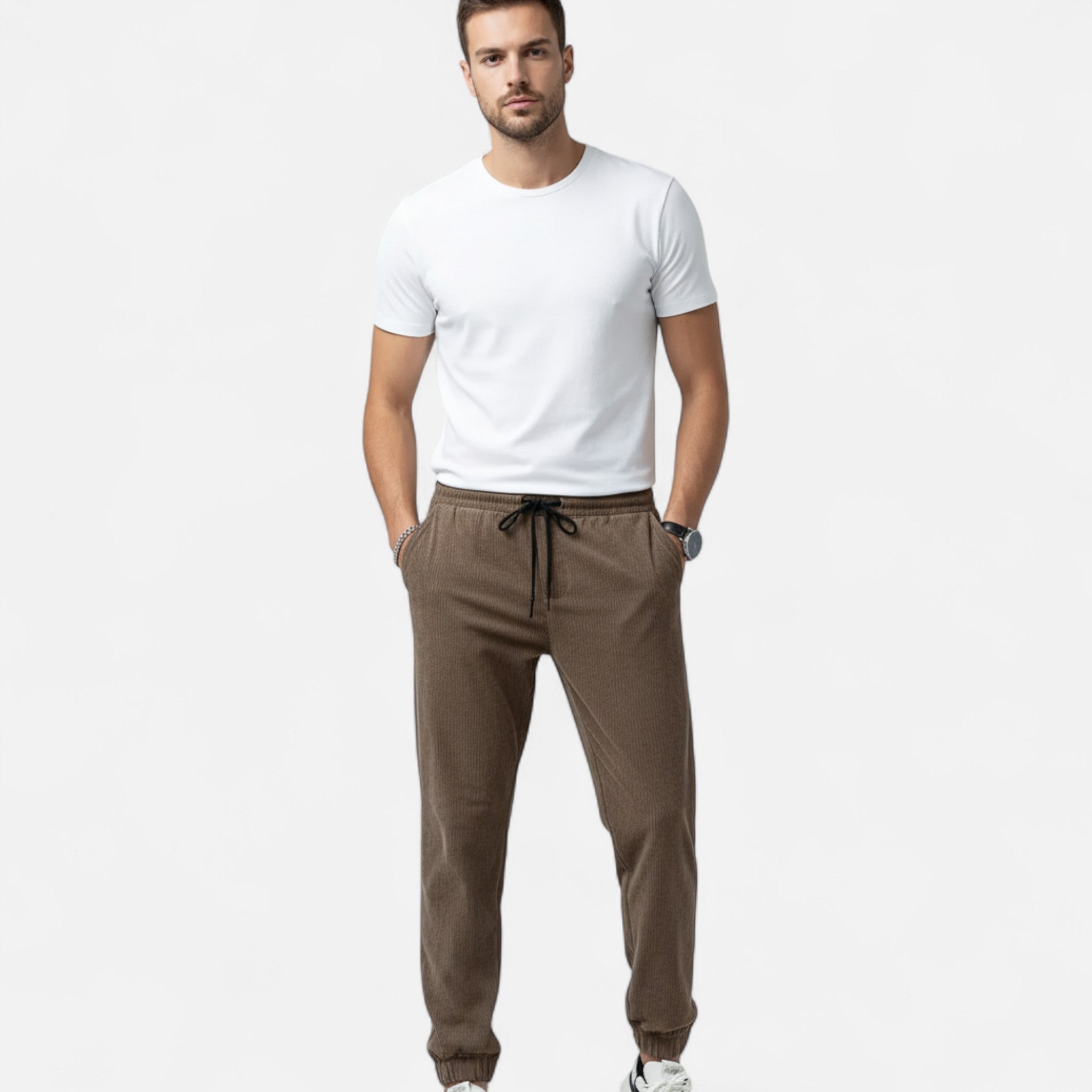 Eldemont | Men’s Classic Slim Fit Corduroy Pants