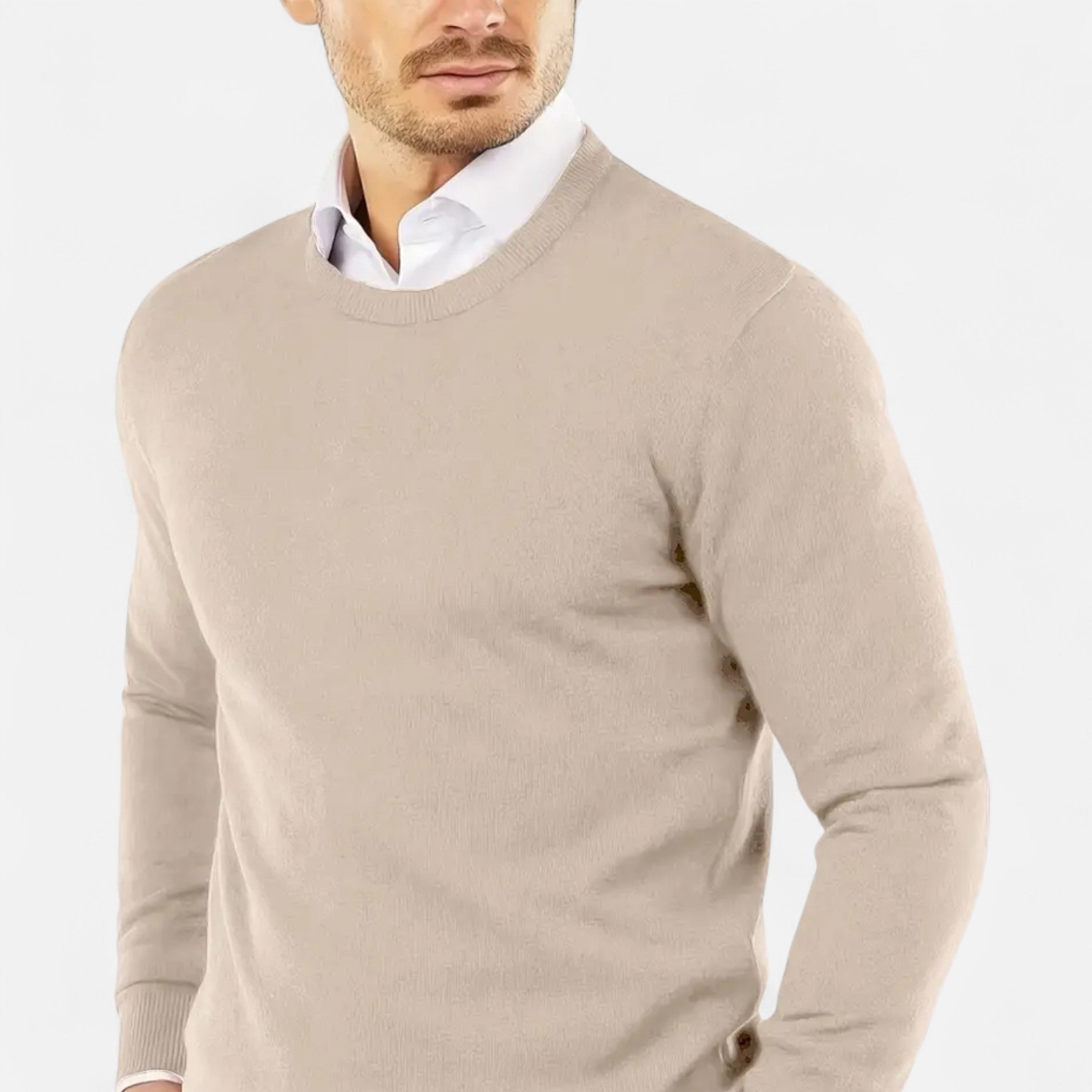 Eldemont | Men’s Cashmere-Blend Crew Pullover