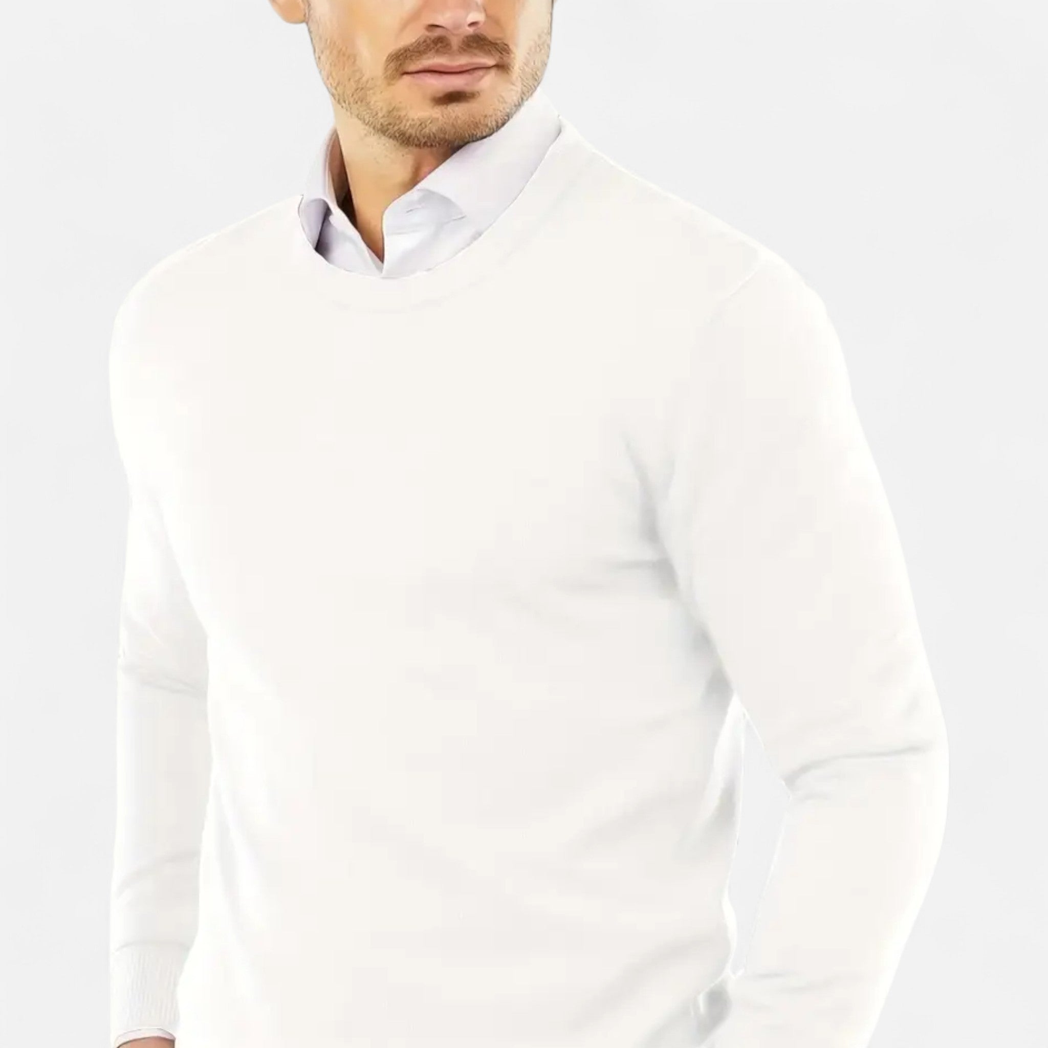 Eldemont | Men’s Cashmere-Blend Crew Pullover