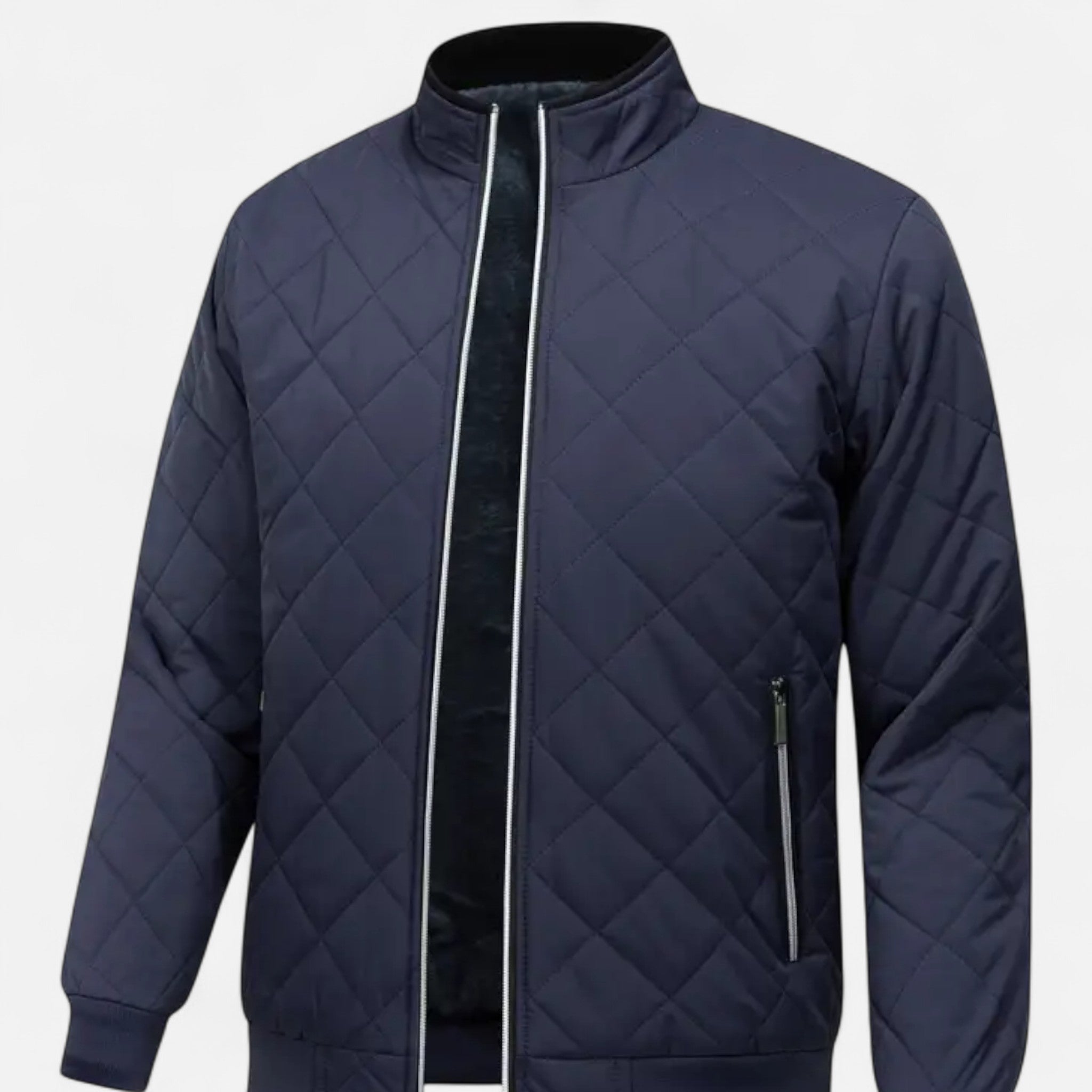 Eldemont | Men's Quilted Fleece-Lined Winter Jacket