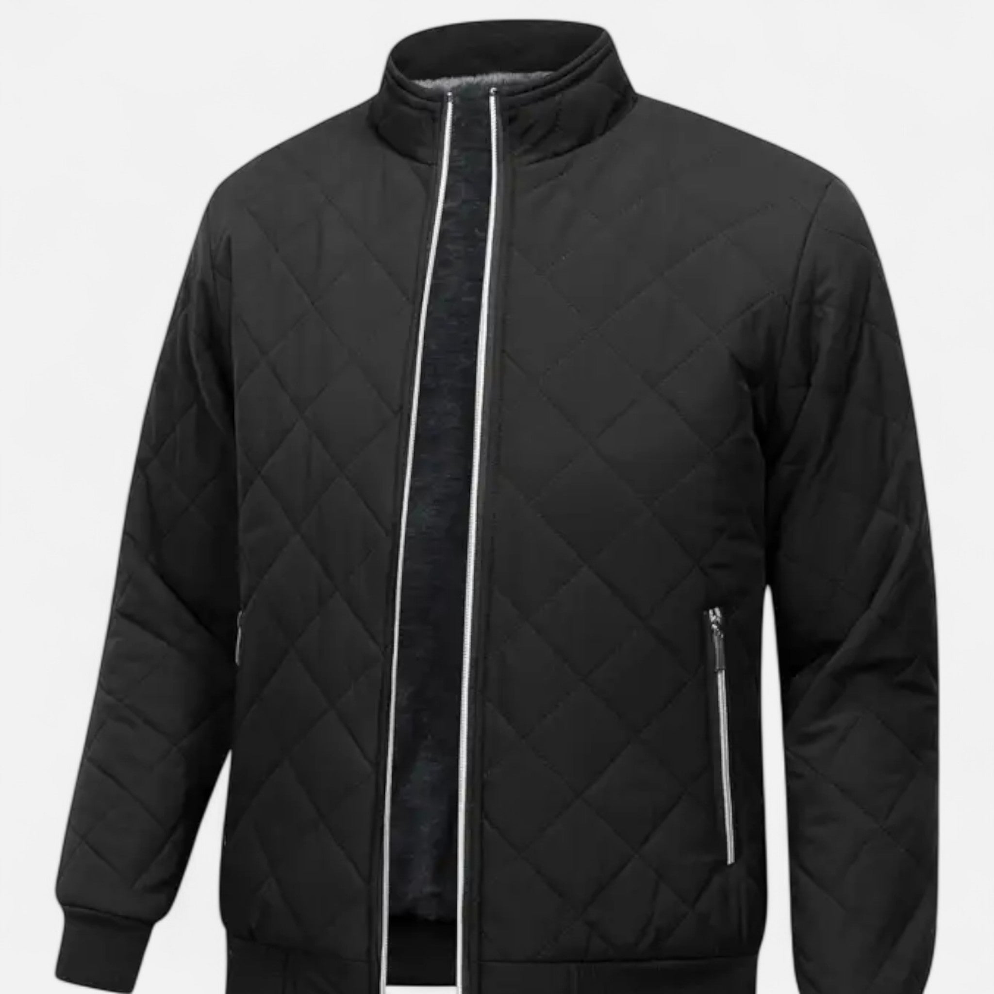 Eldemont | Men's Quilted Fleece-Lined Winter Jacket
