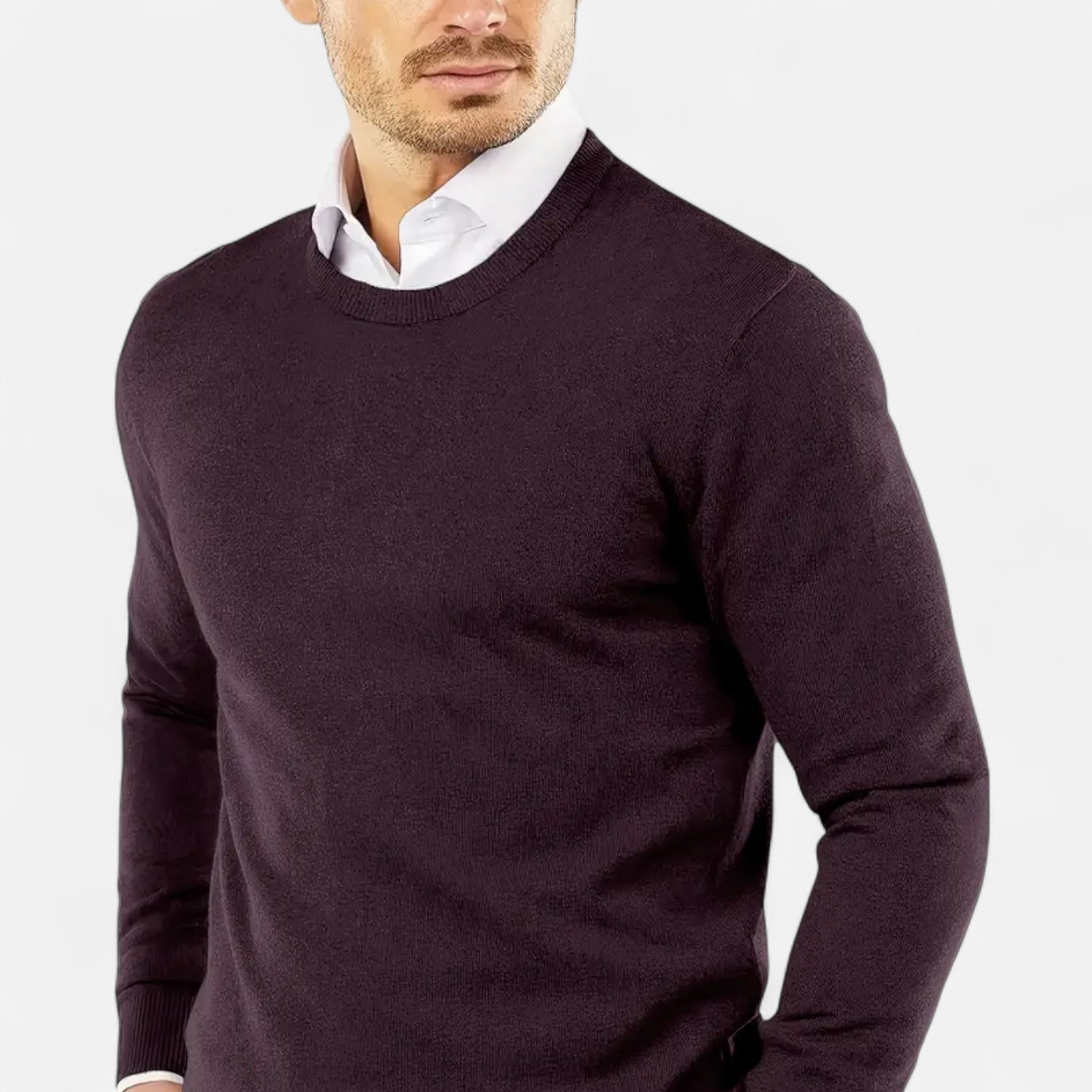 Eldemont | Men’s Cashmere-Blend Crew Pullover