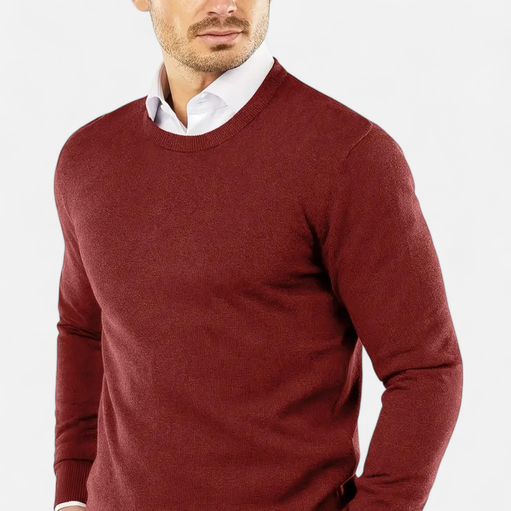 Eldemont | Men’s Cashmere-Blend Crew Pullover