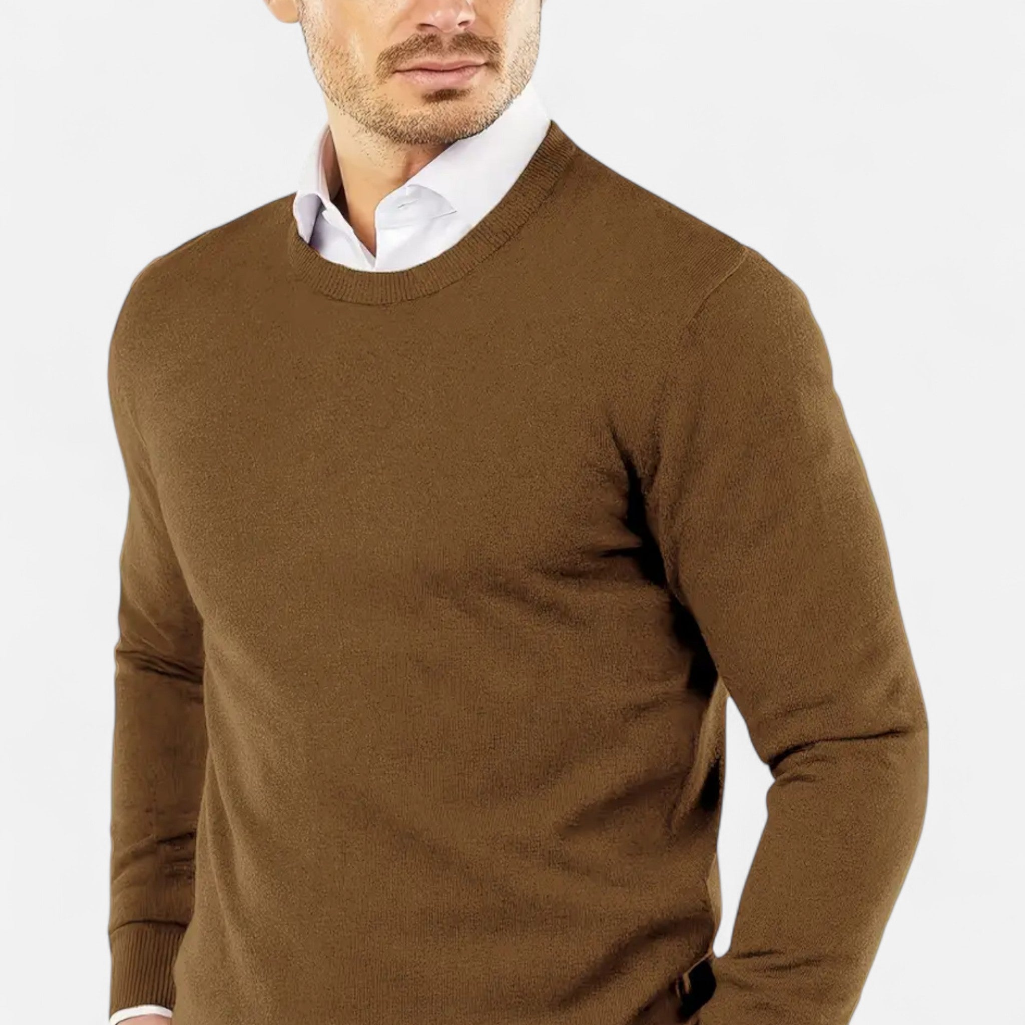 Eldemont | Men’s Cashmere-Blend Crew Pullover