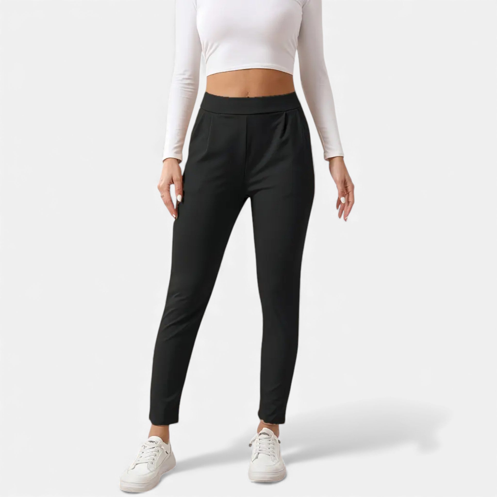 Eldemont | Women’s High-Waist Tailored Stretch Pants