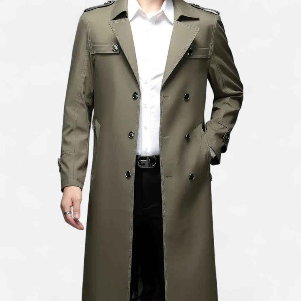 Eldemont | Men's Double Breasted Trenchcoat