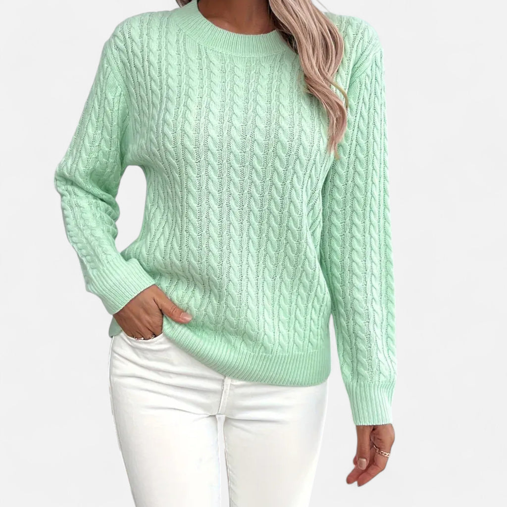 Eldemont | Women’s Luxury Knit Blend Cable Knit Jumper