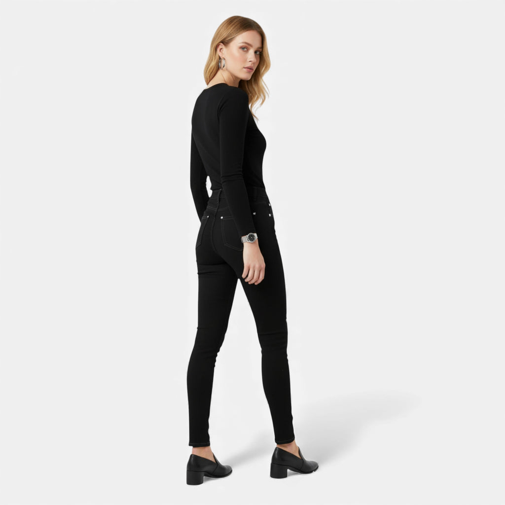 Eldemont | Women’s High Waist Tailored Stretch Trousers