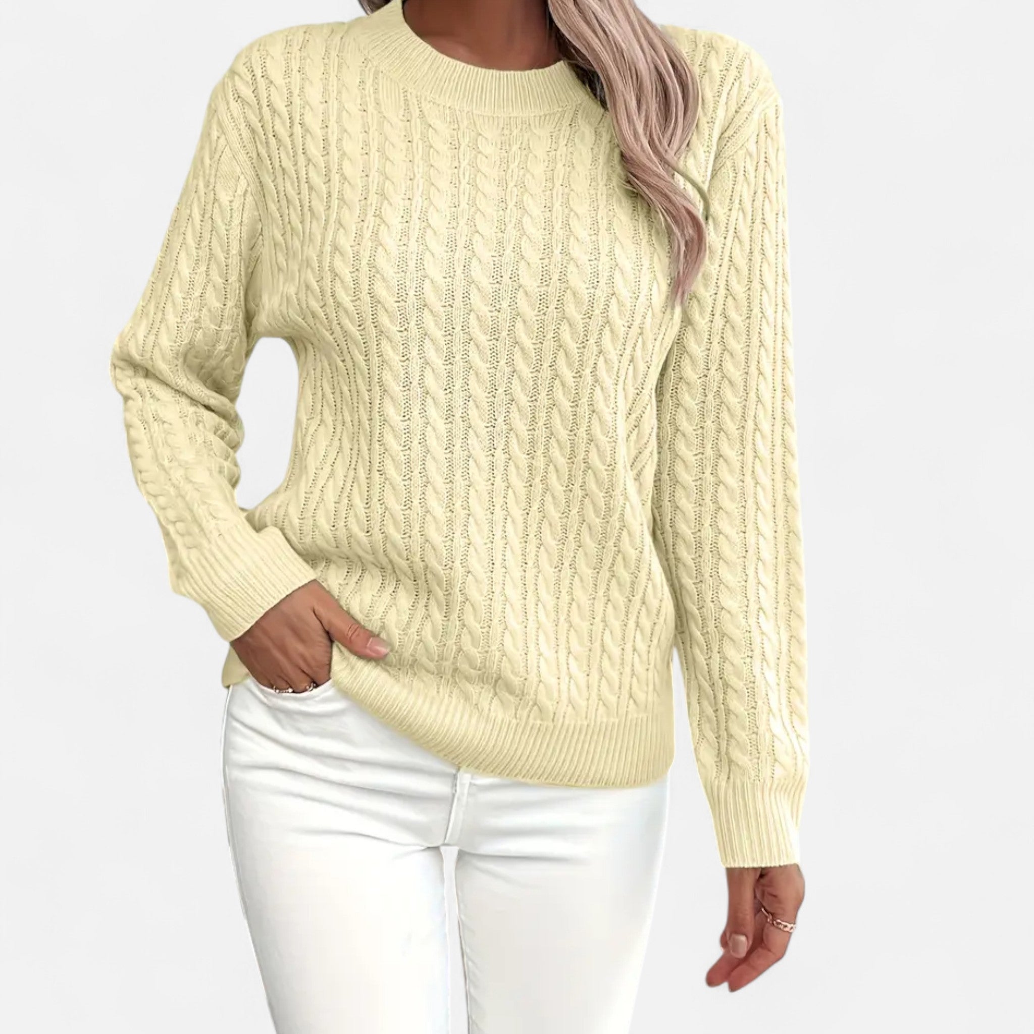 Eldemont | Women’s Luxury Knit Blend Cable Knit Jumper