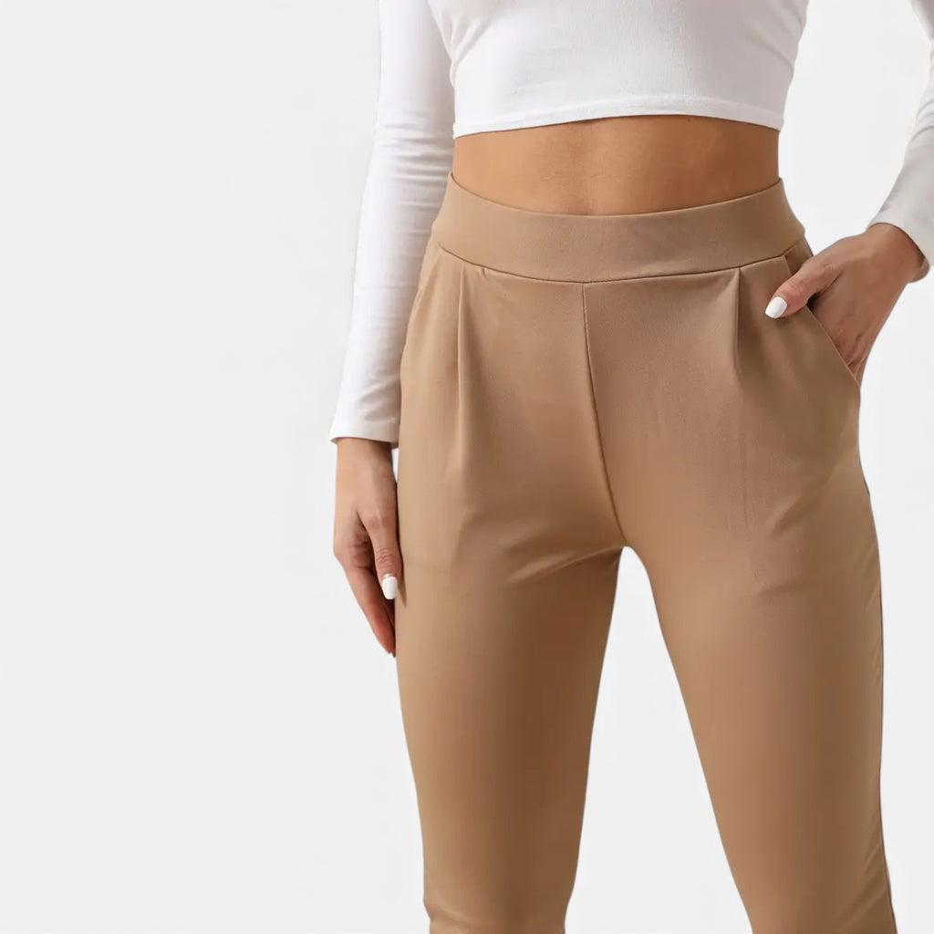 Eldemont | Women’s High-Waist Tailored Stretch Pants