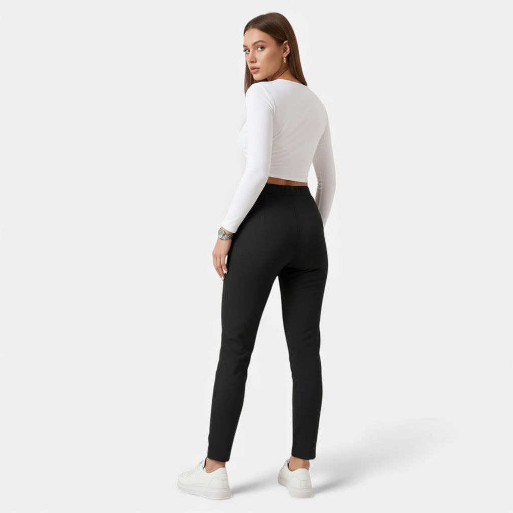 Eldemont | Women’s High-Waist Tailored Stretch Pants