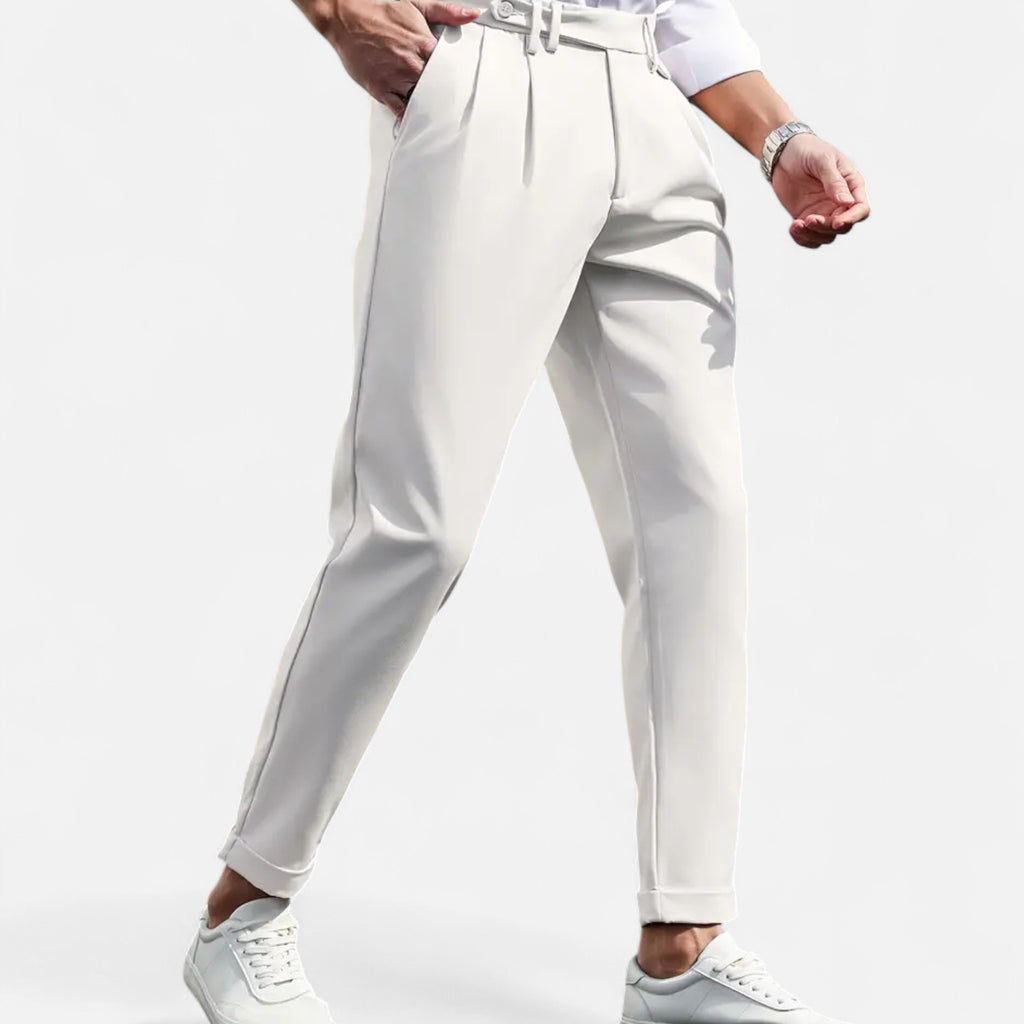 Eldemont | Men’s Slim-Fit Stretch Trousers