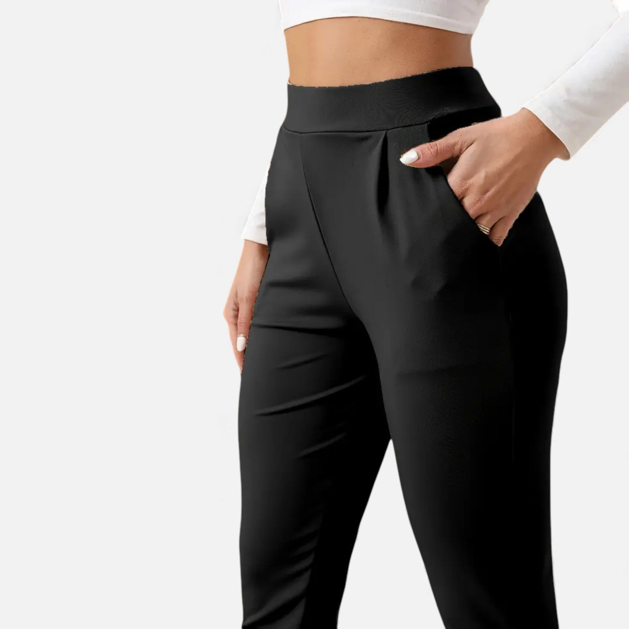 Eldemont | Women’s High-Waist Tailored Stretch Pants