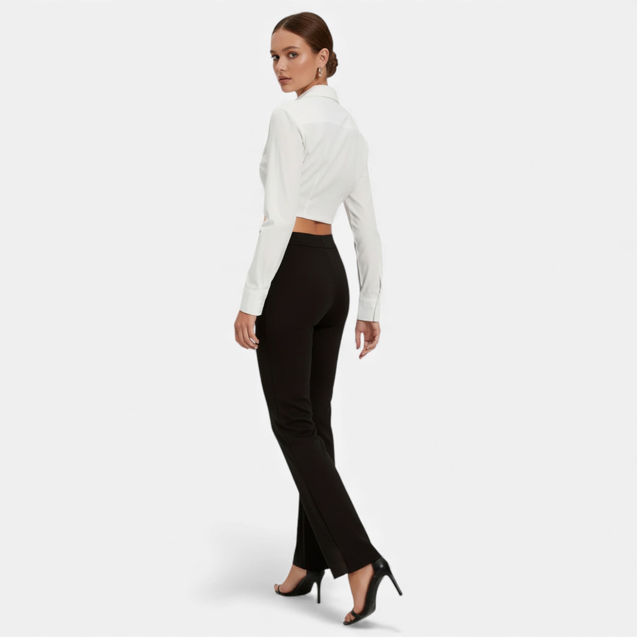 Eldemont | Women’s Stretch Straight Leg Trousers