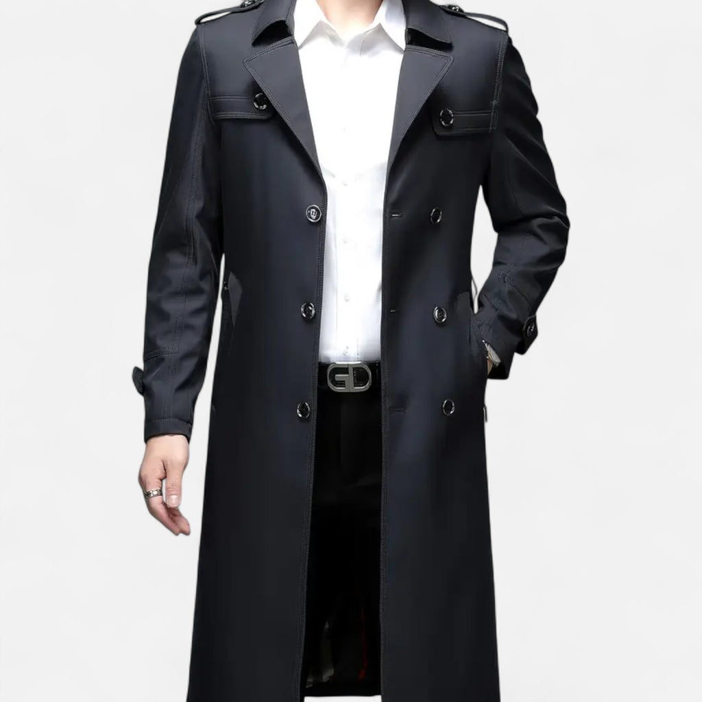 Eldemont | Men's Double Breasted Trenchcoat