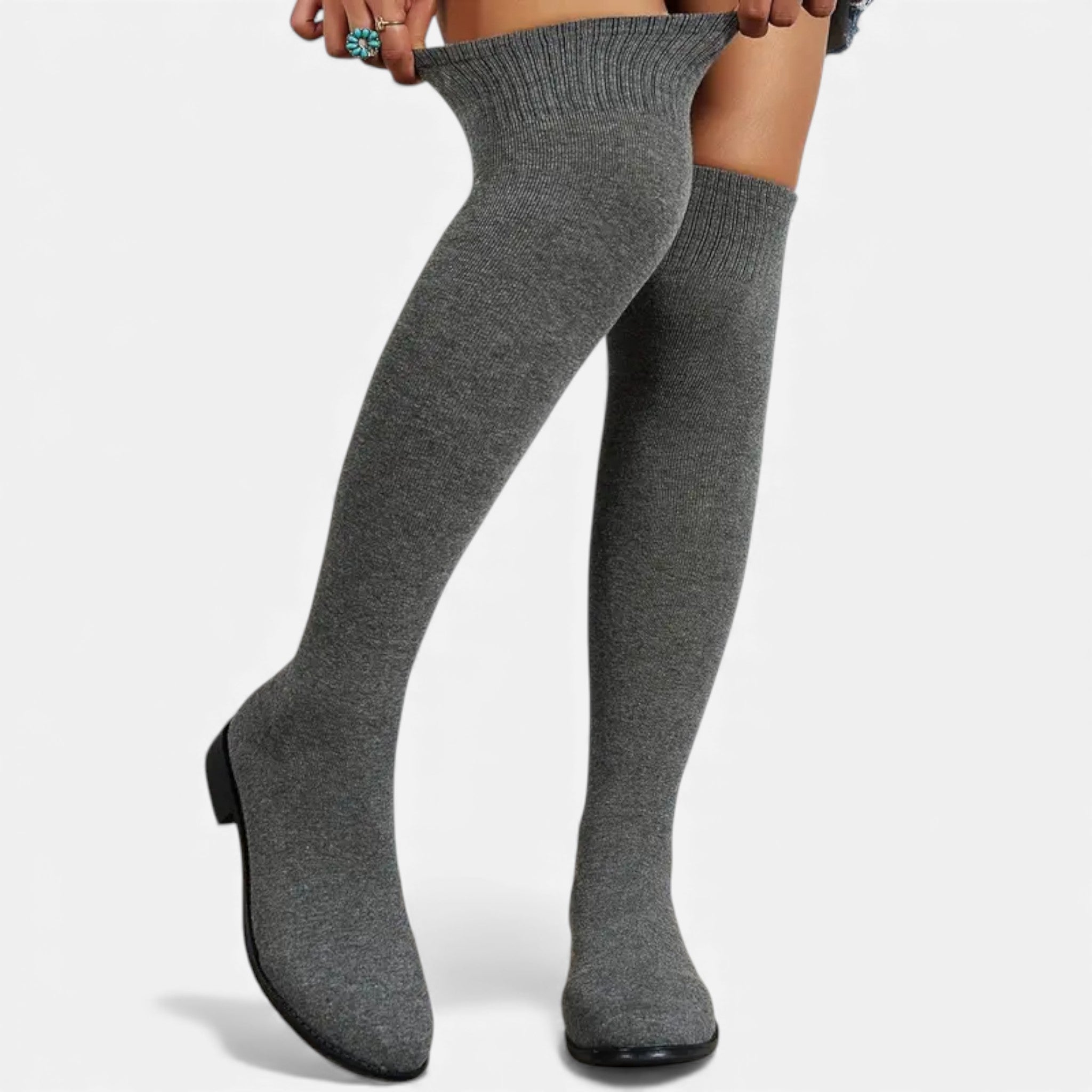 Eldemont | Women’s Elegant Knee-High Stretch Boots