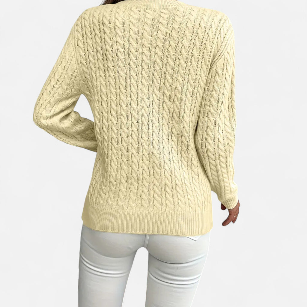 Eldemont | Women’s Luxury Knit Blend Cable Knit Jumper