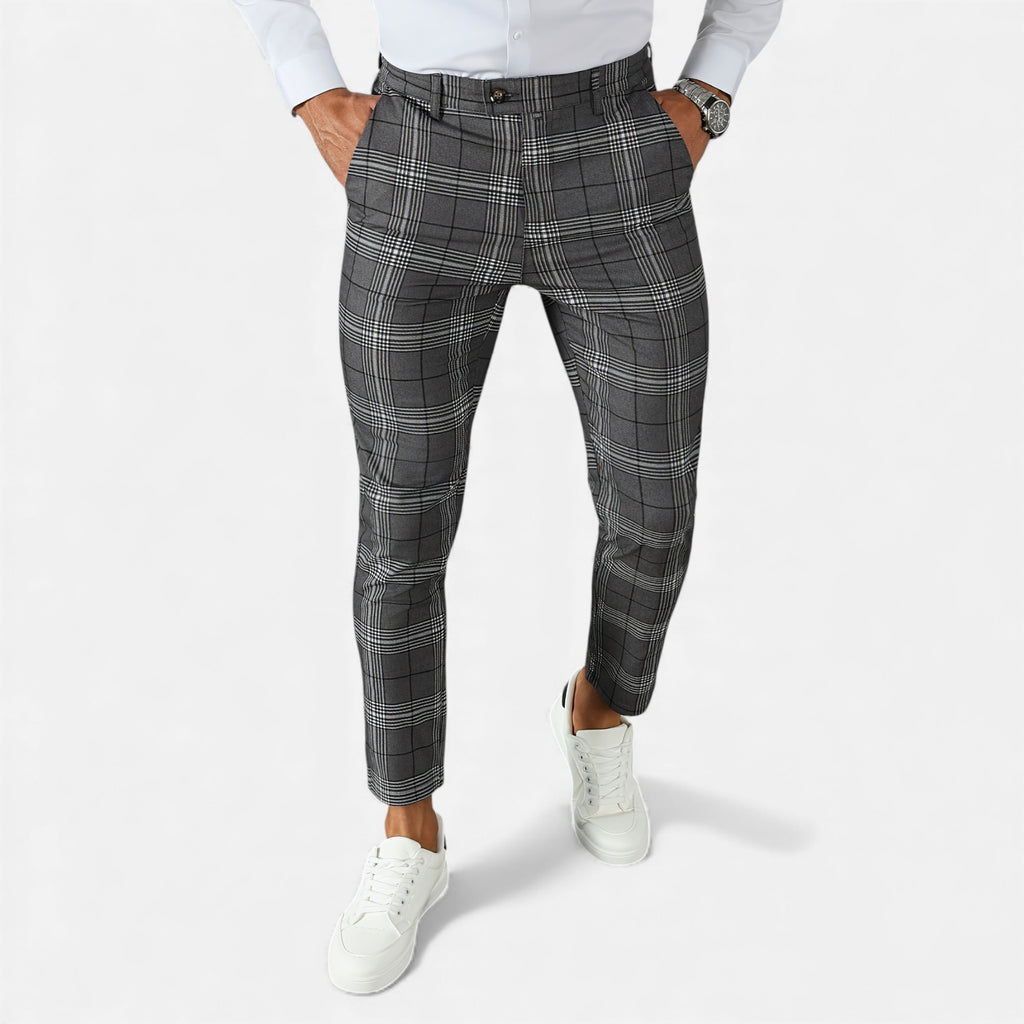 Eldemont | Men’s Heritage Plaid Trousers – Tailored Fit