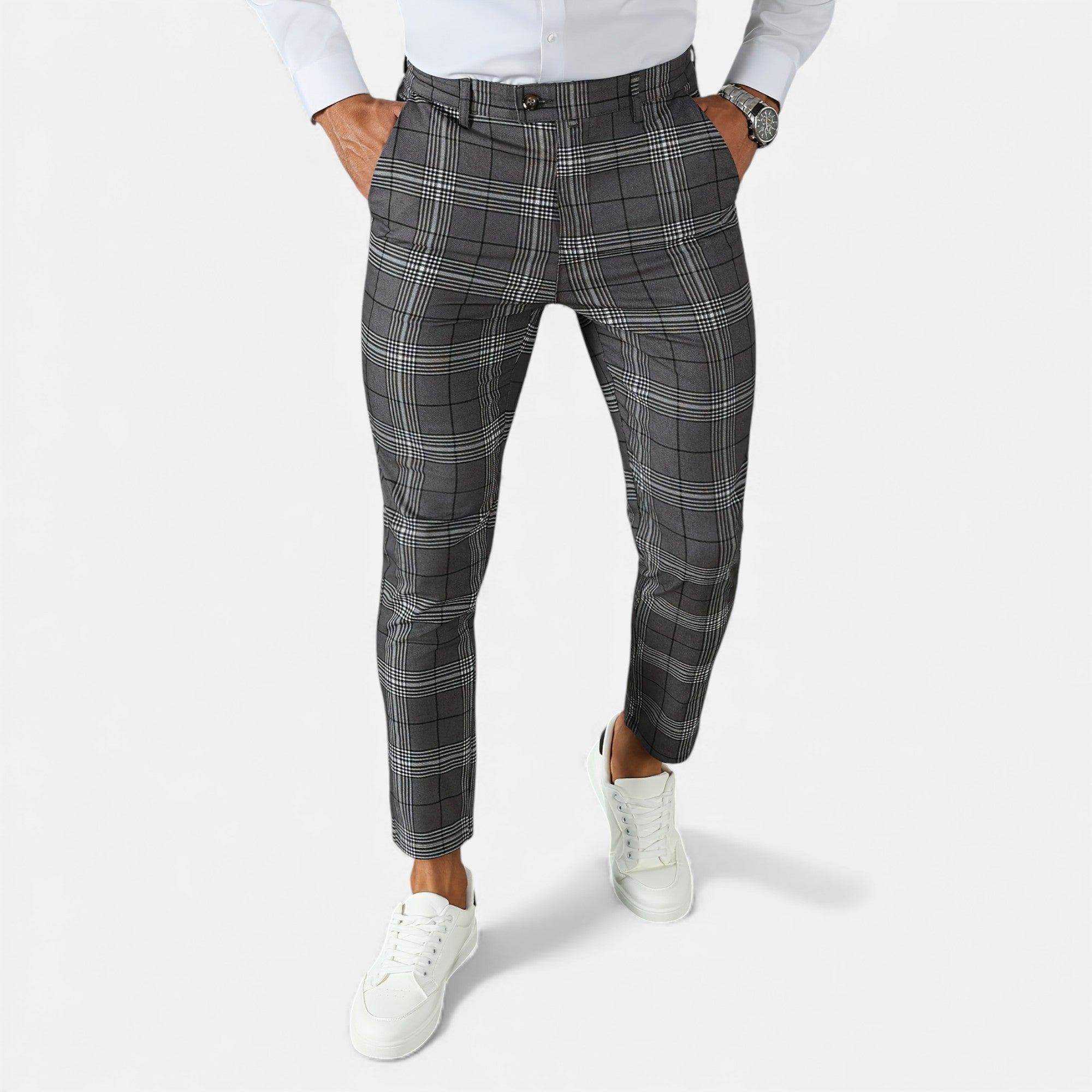 Eldemont | Men’s Heritage Plaid Trousers – Tailored Fit