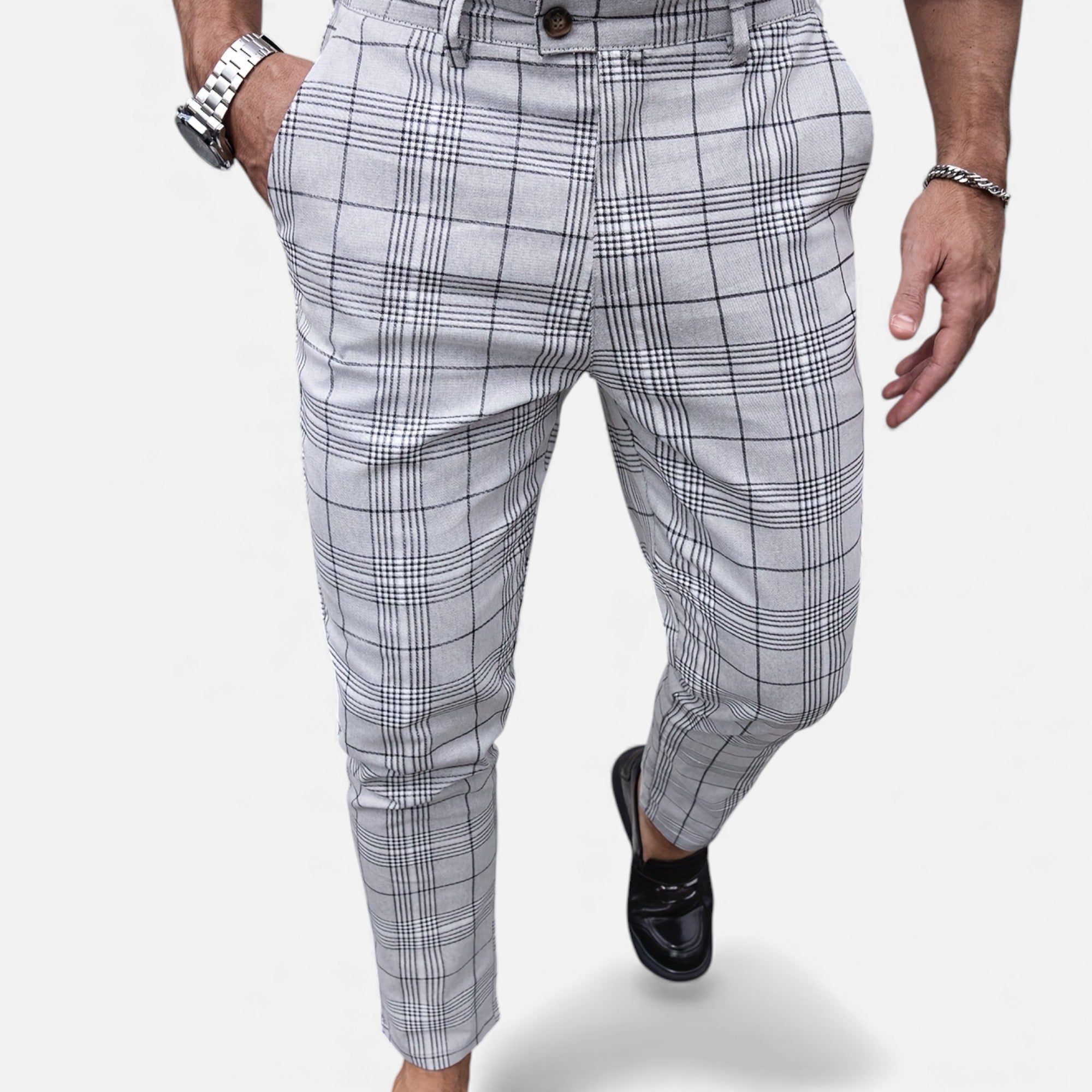 Eldemont | Men’s Heritage Plaid Trousers – Tailored Fit
