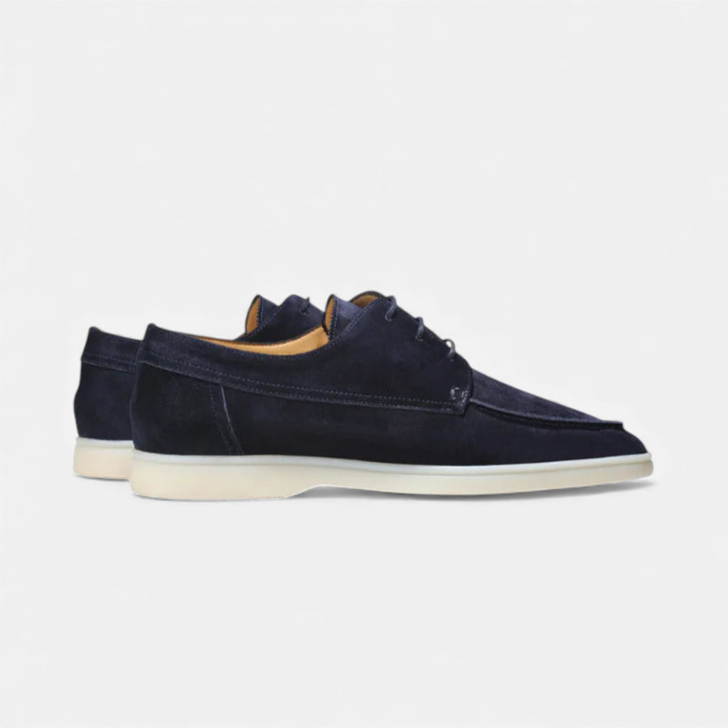 Eldemont | Men’s Lace-Up Oxfords in Textured Leather-Look
