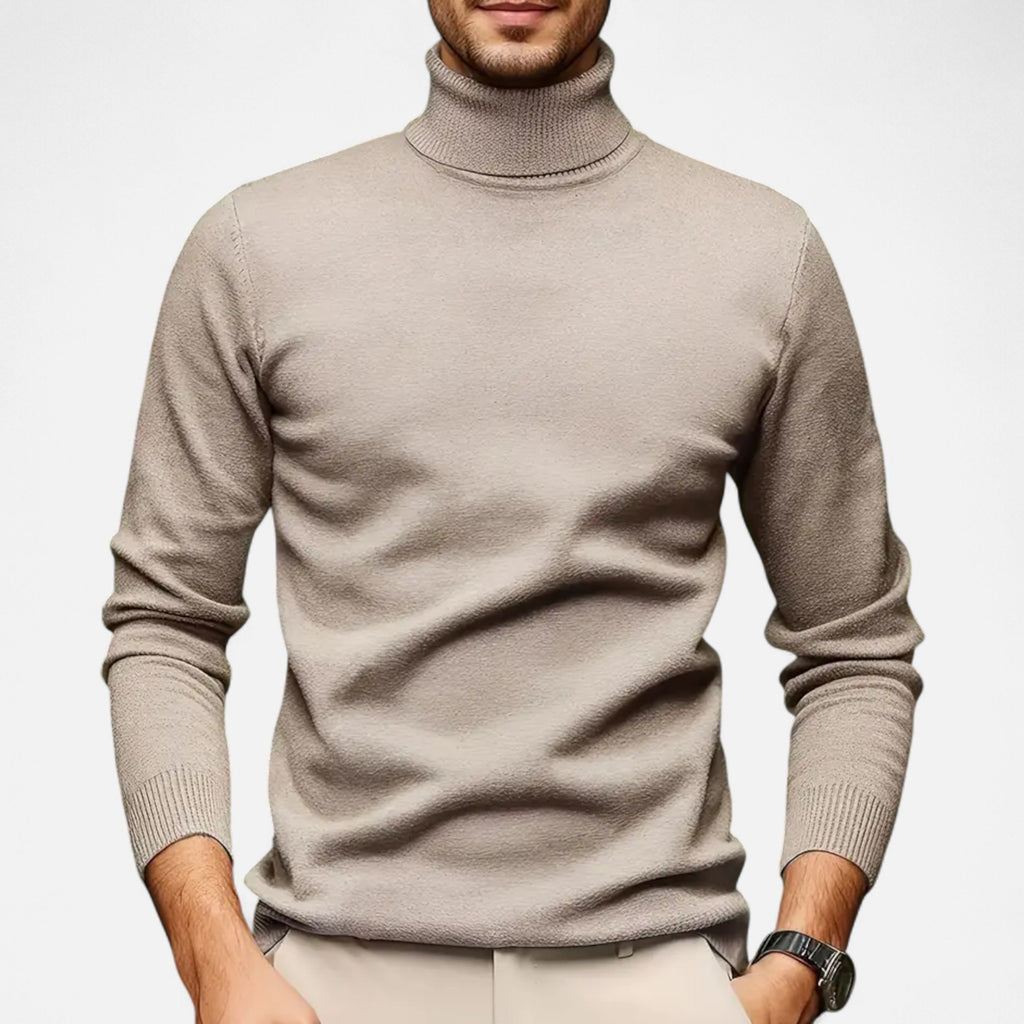 Eldemont | Men’s Solid Turtleneck Sweater