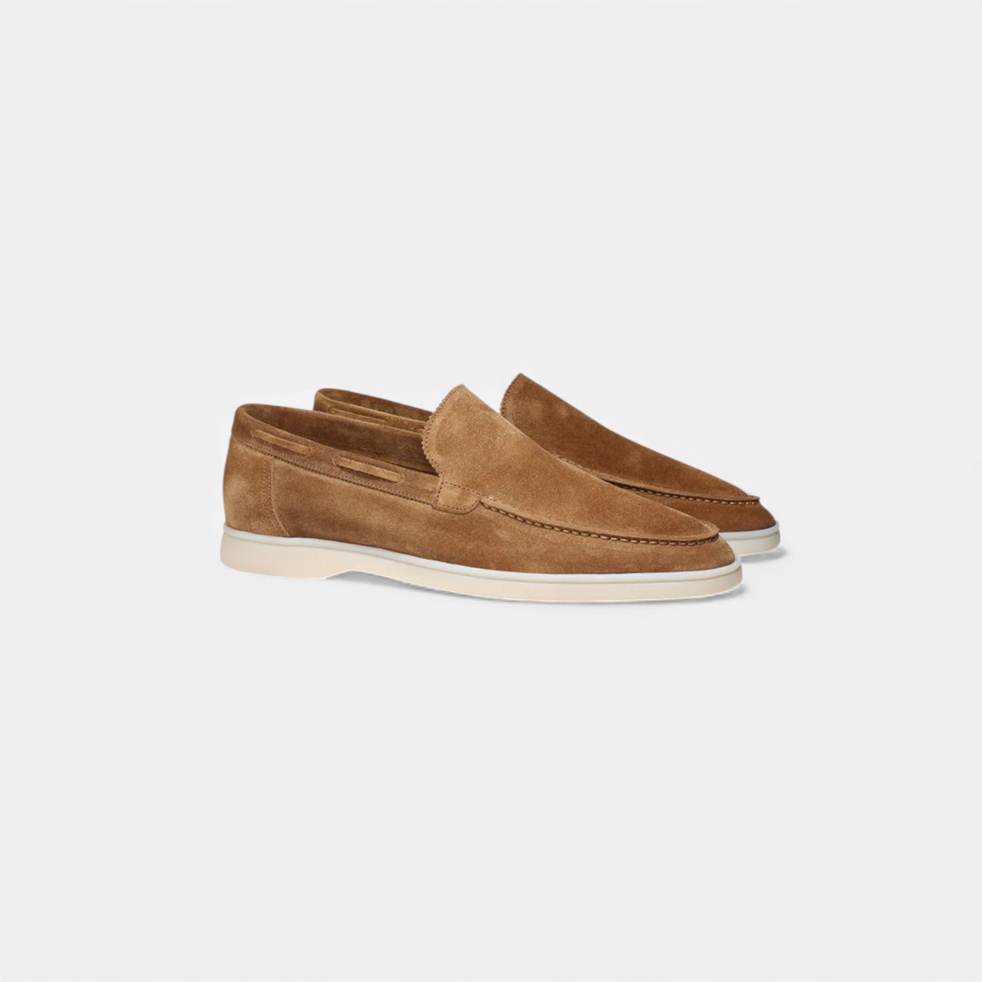 Eldemont | Men’s Suede Yacht Loafers — Riviera Heritage