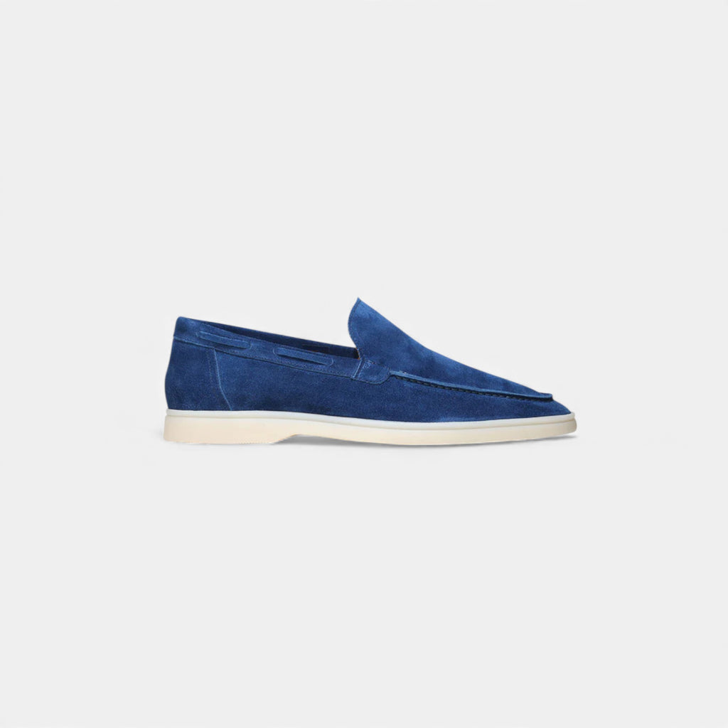 Eldemont | Men’s Suede Yacht Loafers — Riviera Heritage