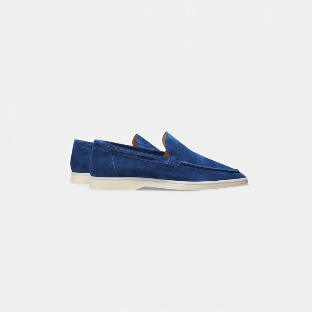 Eldemont | Men’s Suede Yacht Loafers — Riviera Heritage