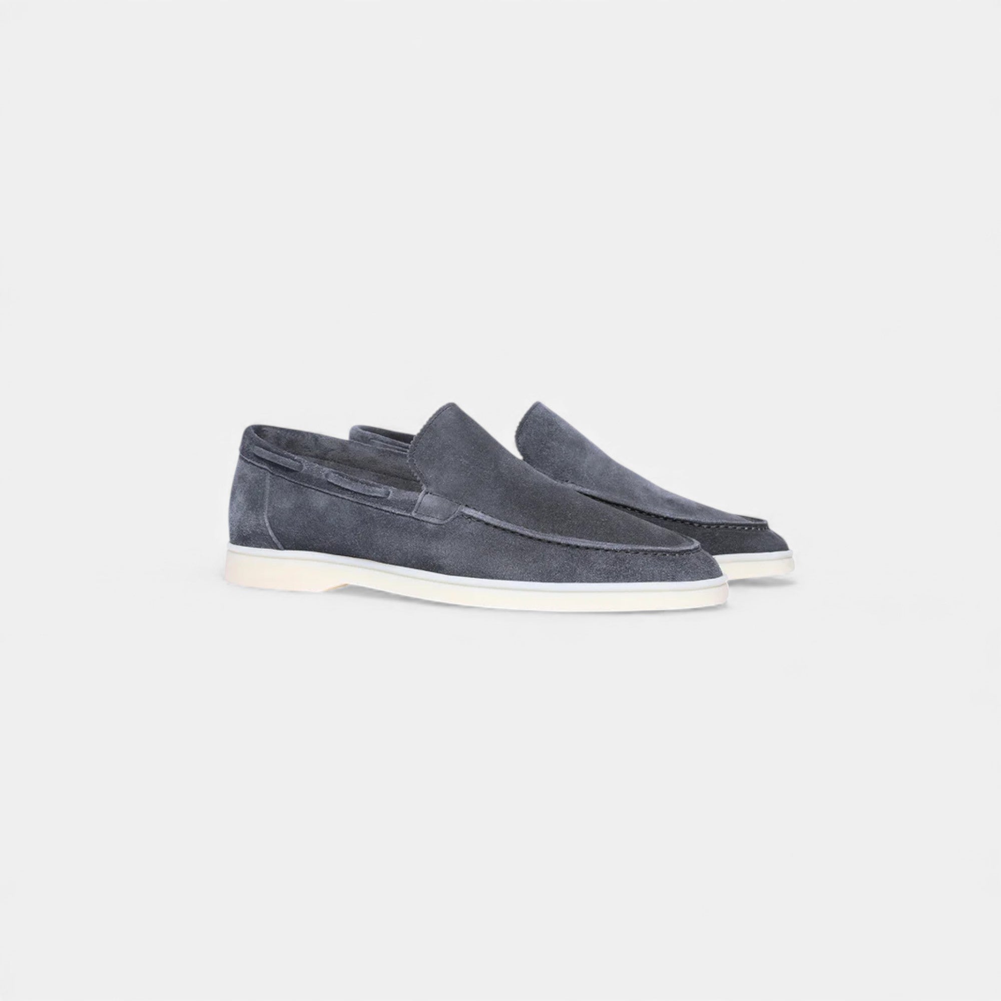 Eldemont | Men’s Suede Yacht Loafers — Riviera Heritage