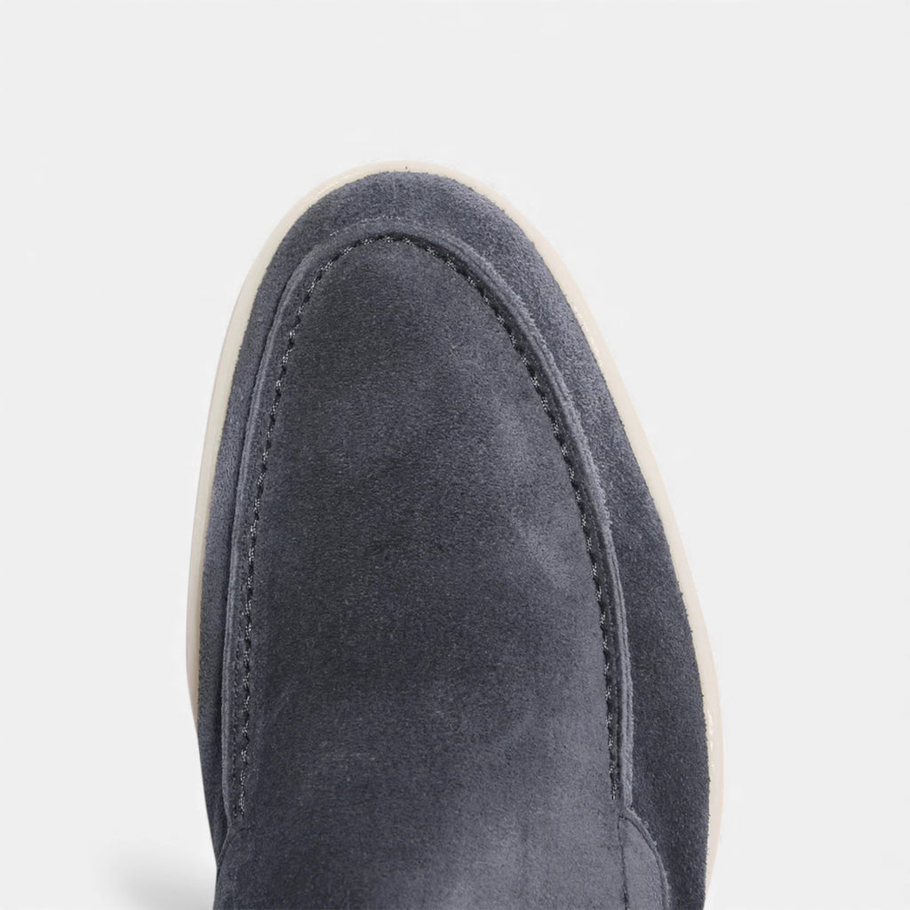 Eldemont | Men’s Suede Yacht Loafers — Riviera Heritage