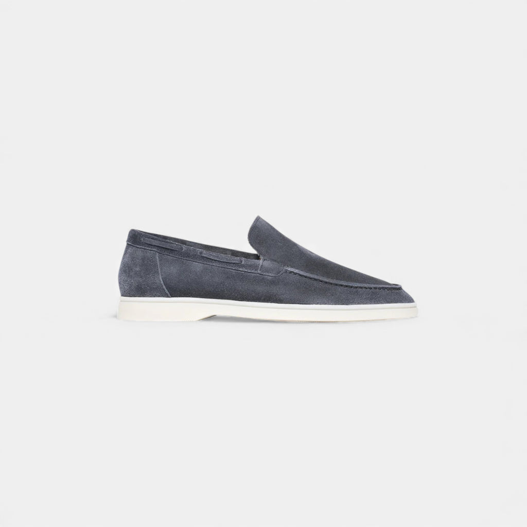 Eldemont | Men’s Suede Yacht Loafers — Riviera Heritage