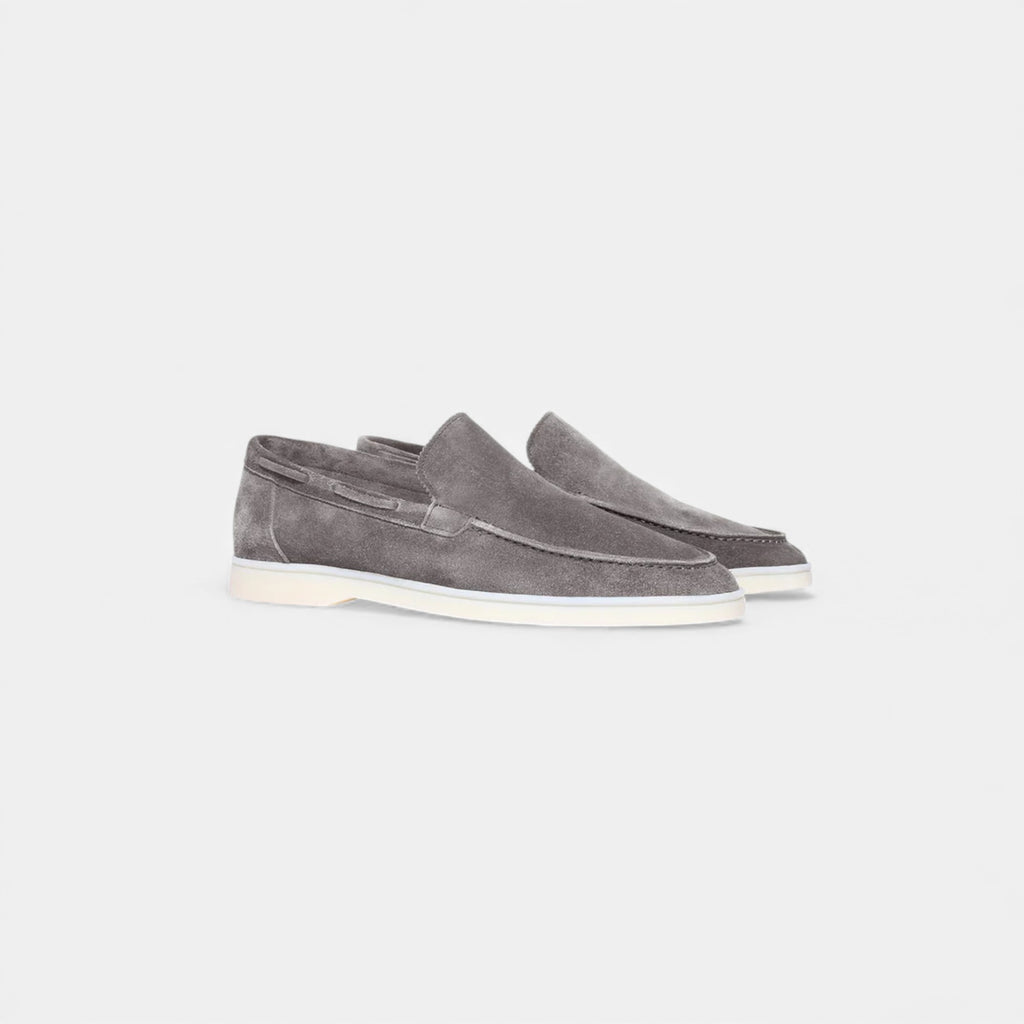 Eldemont | Men’s Suede Yacht Loafers — Riviera Heritage