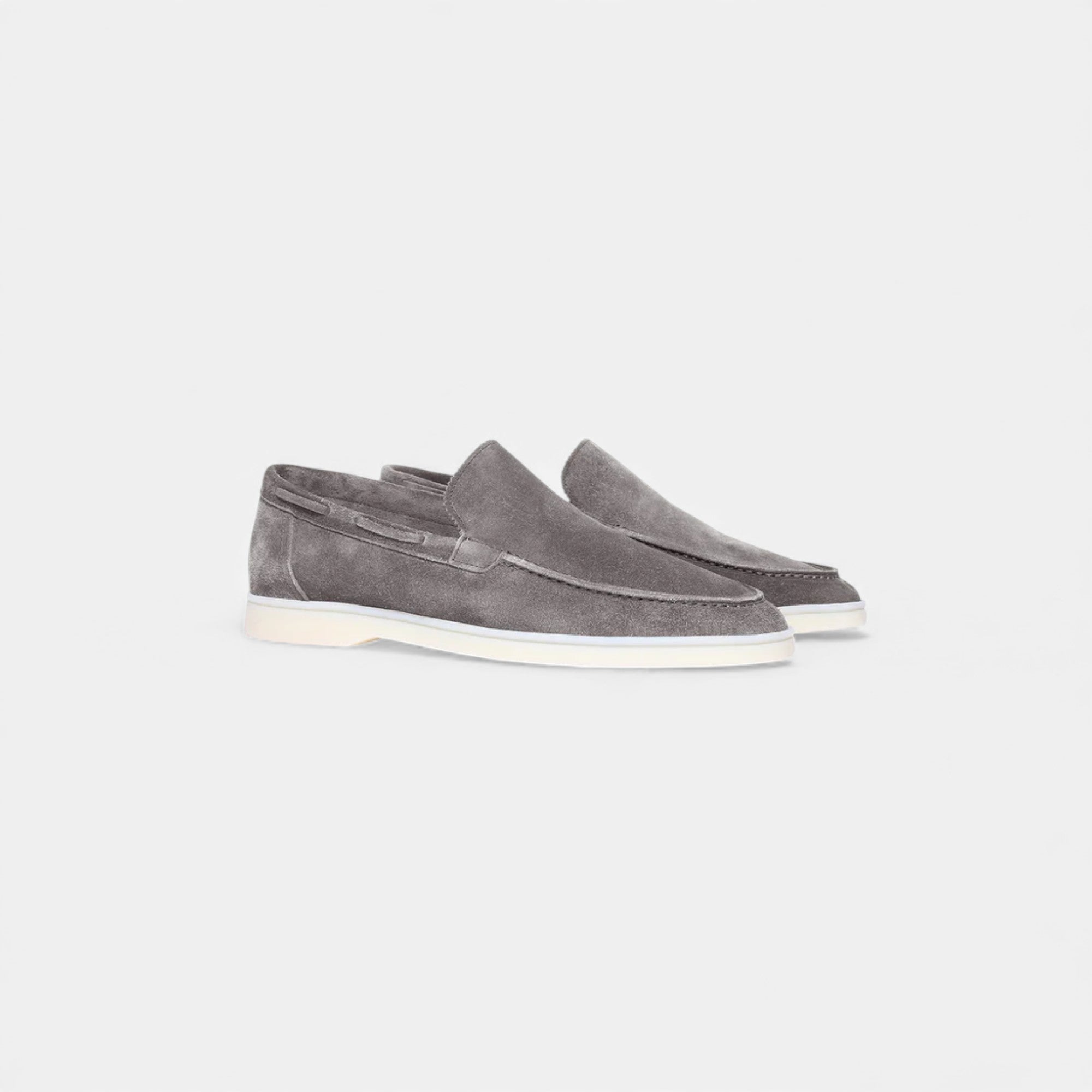 Eldemont | Men’s Suede Yacht Loafers — Riviera Heritage