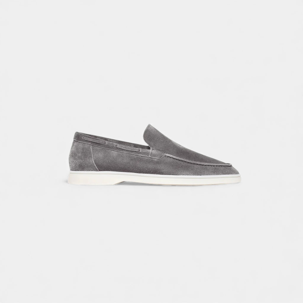 Eldemont | Men’s Suede Yacht Loafers — Riviera Heritage
