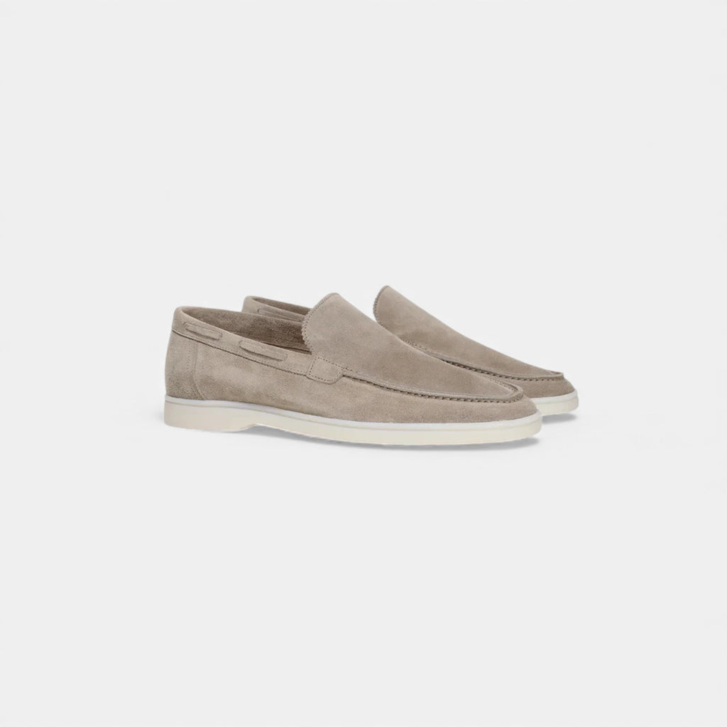 Eldemont | Men’s Suede Yacht Loafers — Riviera Heritage