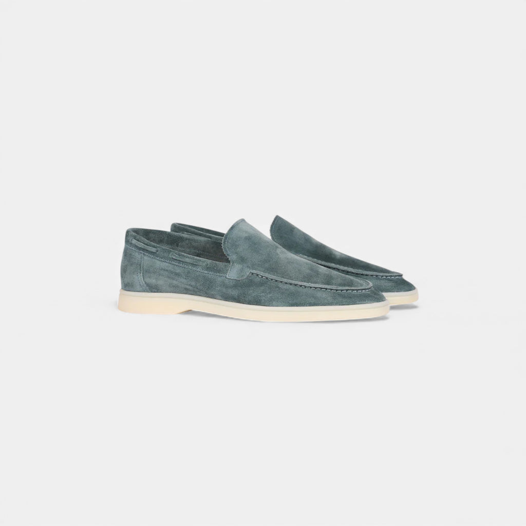 Eldemont | Men’s Suede Yacht Loafers — Riviera Heritage
